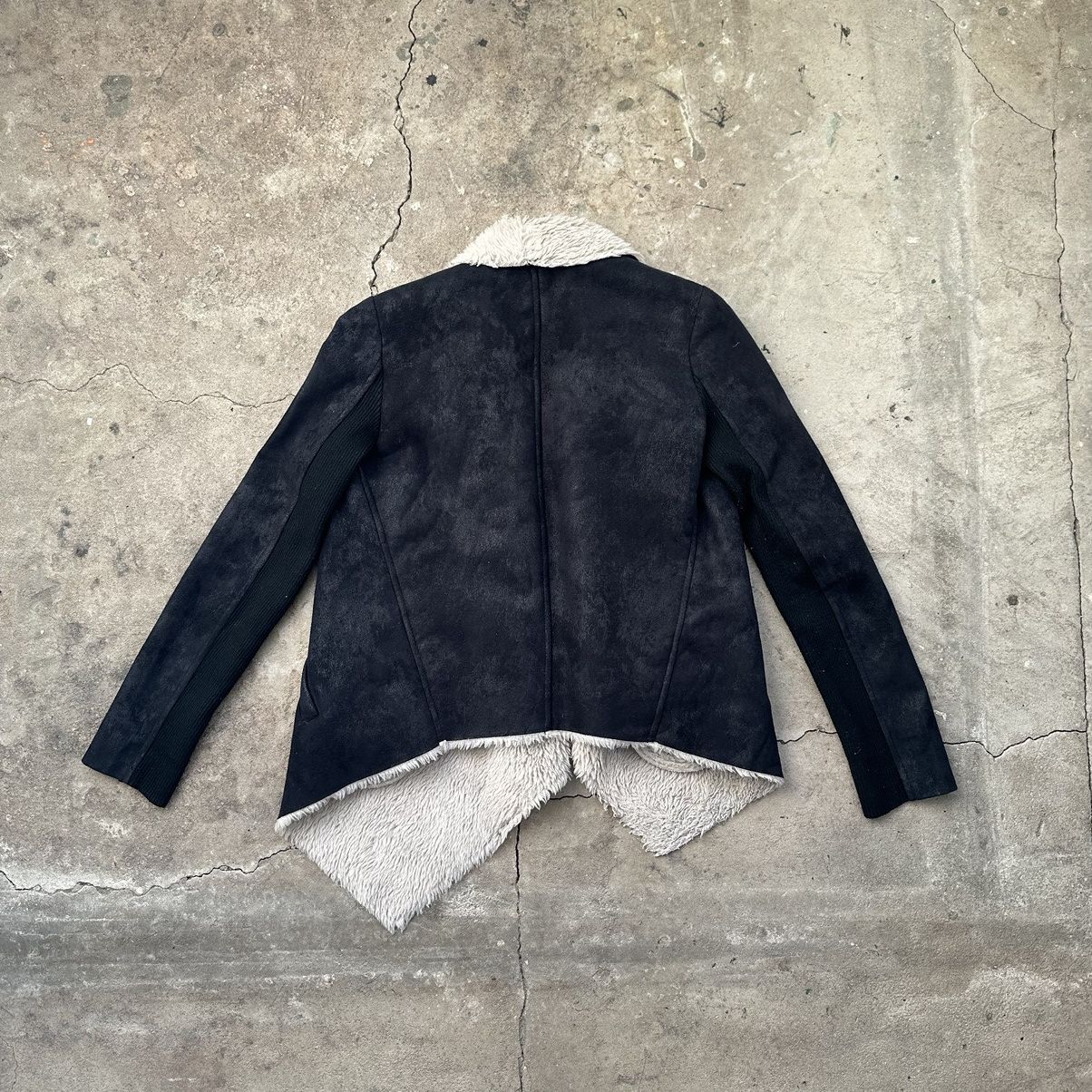 Designer × The Kooples The Kooples black with shearling effect women's Jacket Size M / US 6-8 / IT 42-44 - 7 Thumbnail