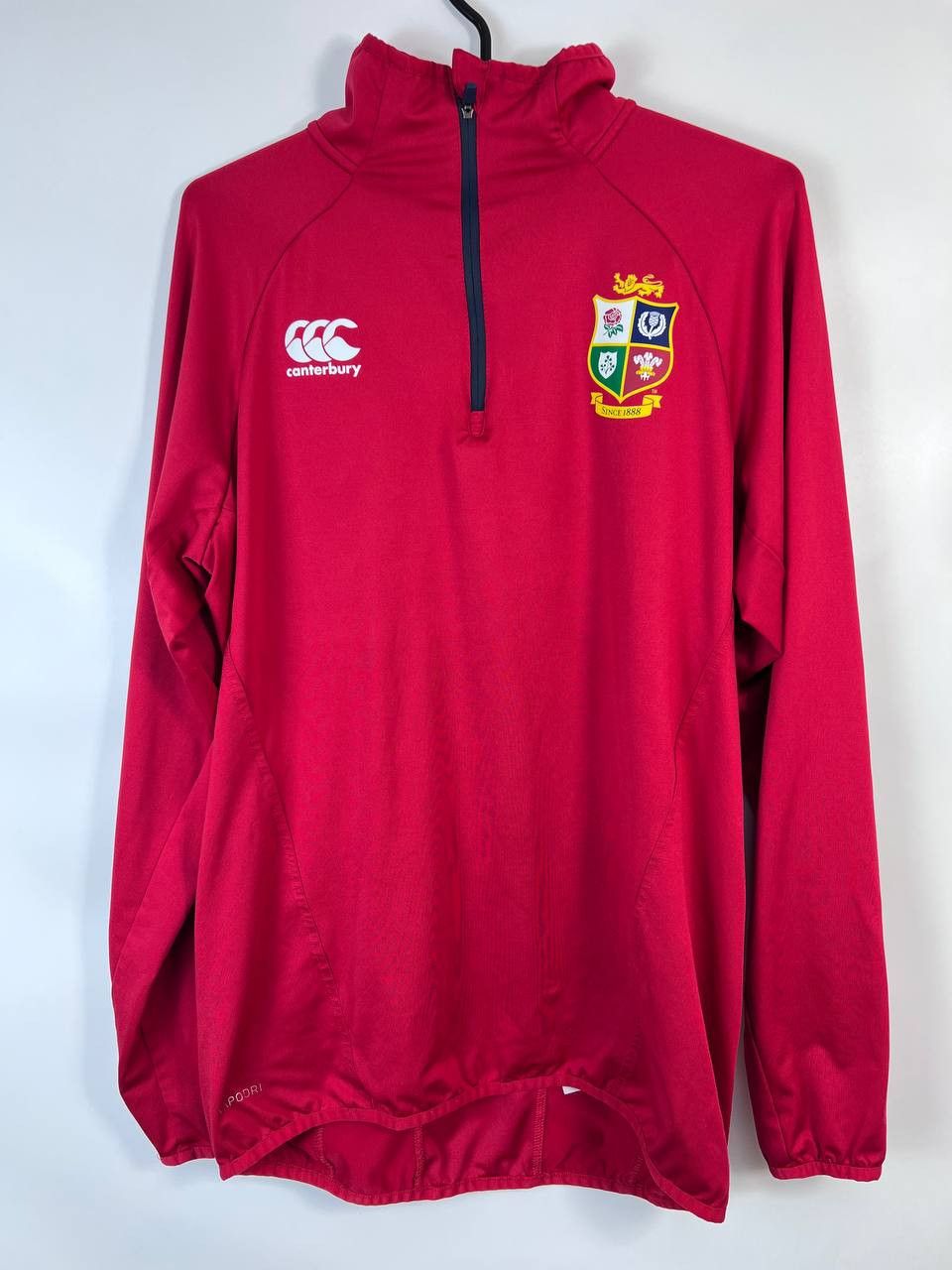 Canterbury of New Zealand British and Irish Lions Rugby 1/4 Zip-Top Sweatshirt Size S Size US S / EU 44-46 / 1 - 1 Thumbnail
