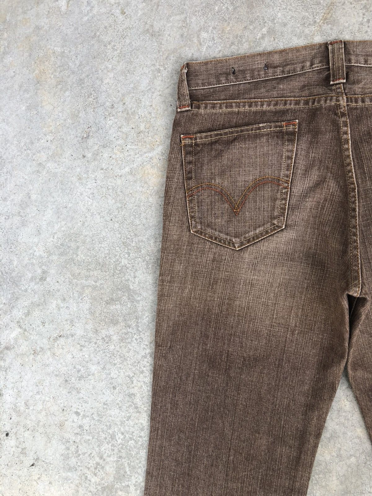 If Six Was Nine Levis 517 Flared Jeans Distressed Jeans Size US 34 / EU 50 - 9 Thumbnail
