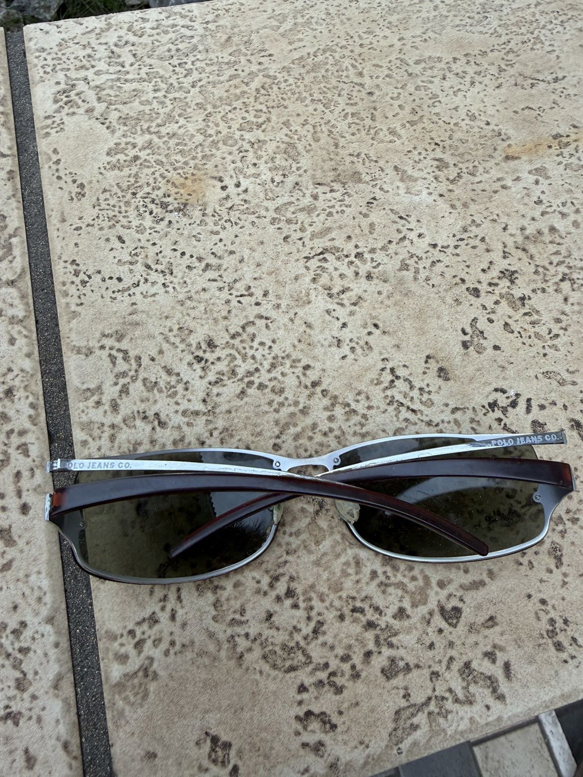 Polo Ralph Lauren Polo Jeans Sunglasses Silver Booth GymE4 Size ONE SIZE - 7 Thumbnail