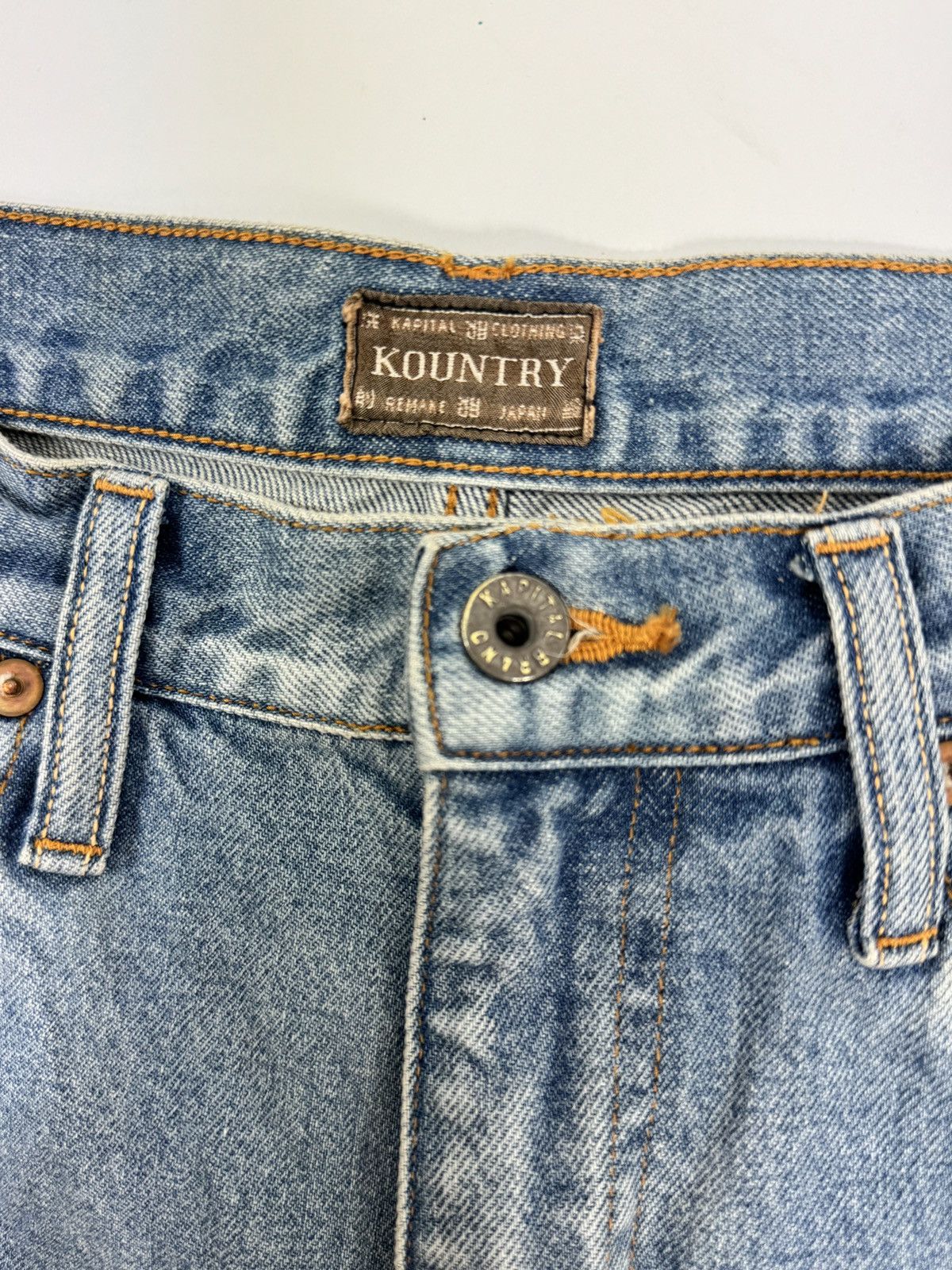 Kapital Kountry STRAIGHT LEG CRYSTAL EMBELLISHED SHORTS Size US 38 / EU 54 - 5 Thumbnail