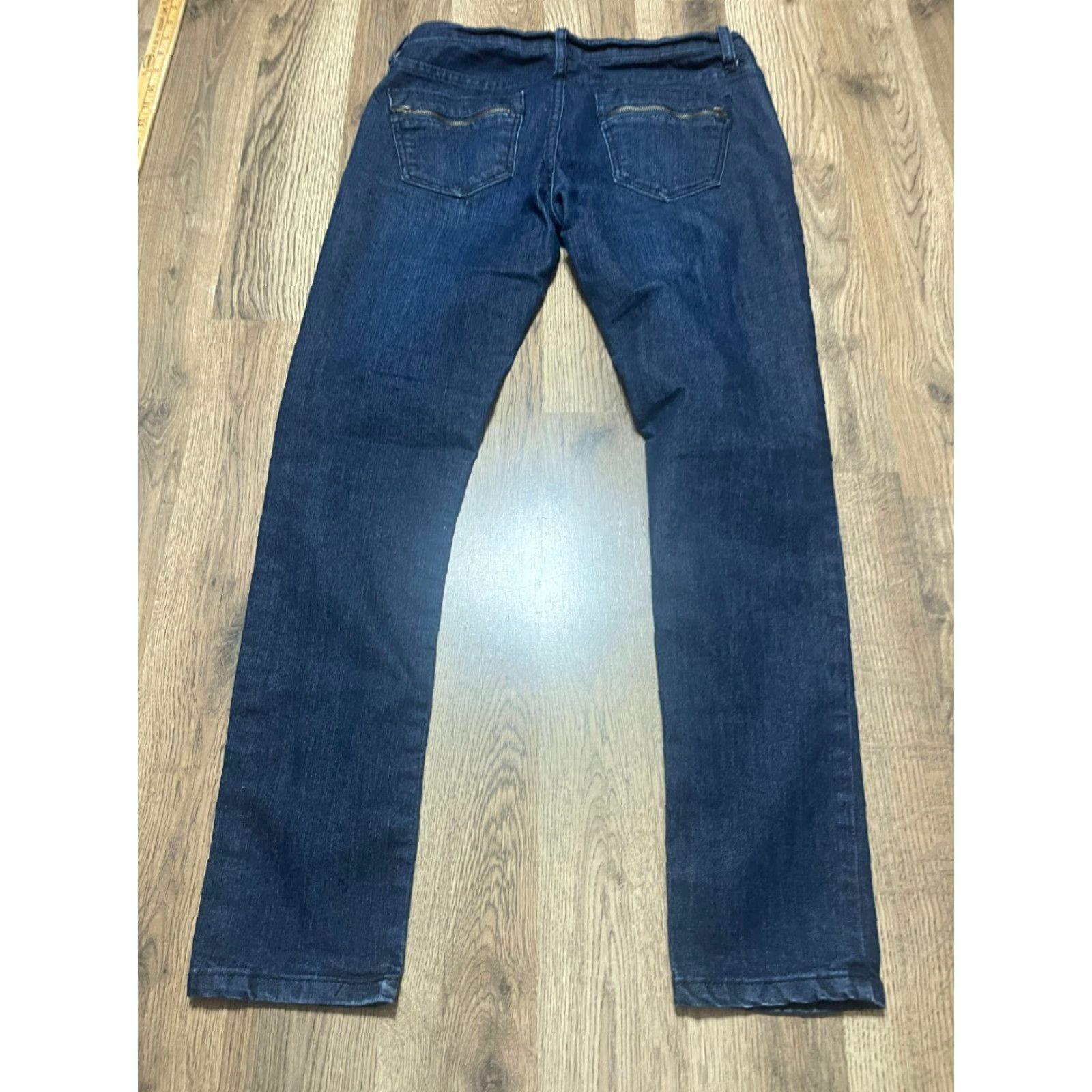 Denime 21 Denim Jeans Women's Size 28x29 Blue Denim Straight Leg Pockets Size 28" / US 6 / IT 42 - 2 Thumbnail