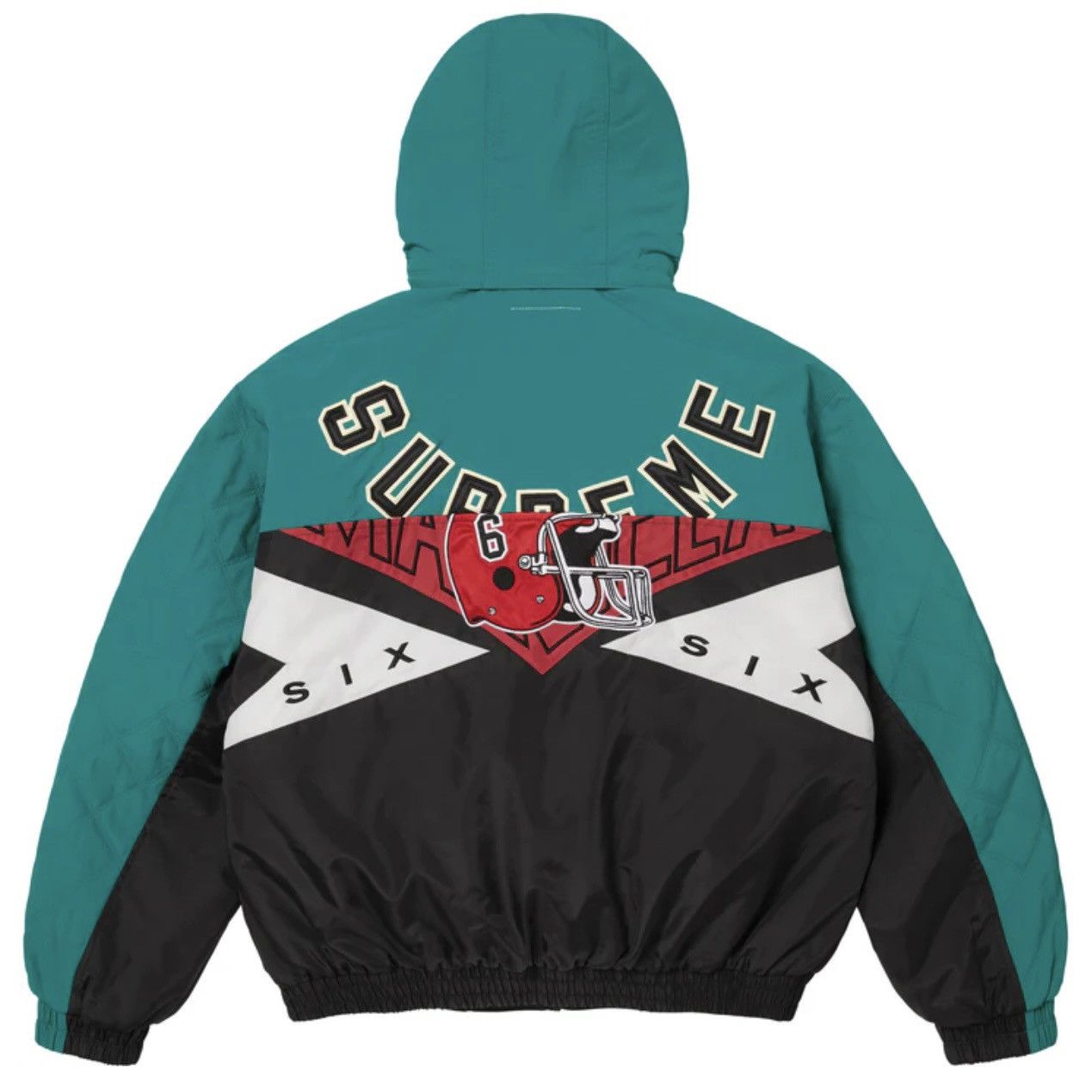Maison Margiela × Supreme Supreme®/MM6 Maison Margiela Split Stadium Jacket Black Size US XL / EU 56 / 4 - 3 Thumbnail