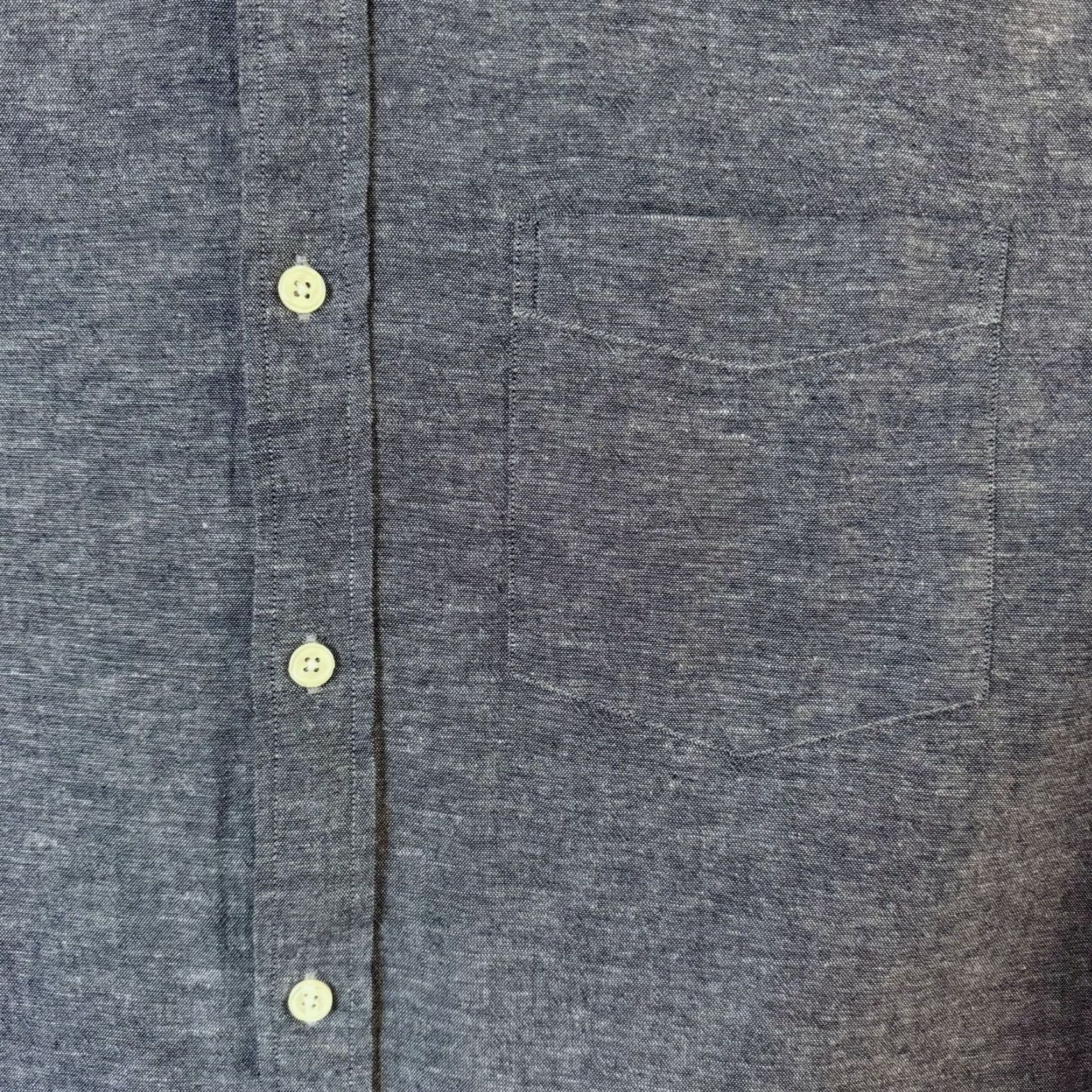 Vintage Dubnik Short-Sleeve Button-Down Pocket Shirt Blue Men's XL 100% Cotton Size US XL / EU 56 / 4 - 7 Thumbnail