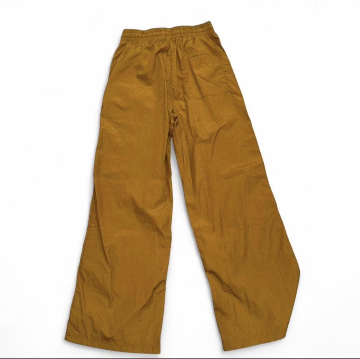 HMDD HMDD “Happy Memories” Logo Nylon Pants – Mustard (XS) Size US 30 / EU 46 - 2 Thumbnail