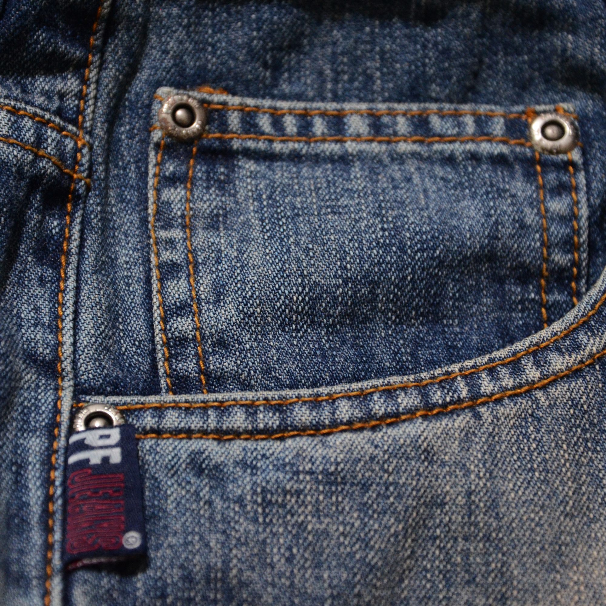 Phat Farm [Stain on buttock] Loose Fit Scratches & Patches 90s Hiphop Size US 34 / EU 50 - 6 Thumbnail