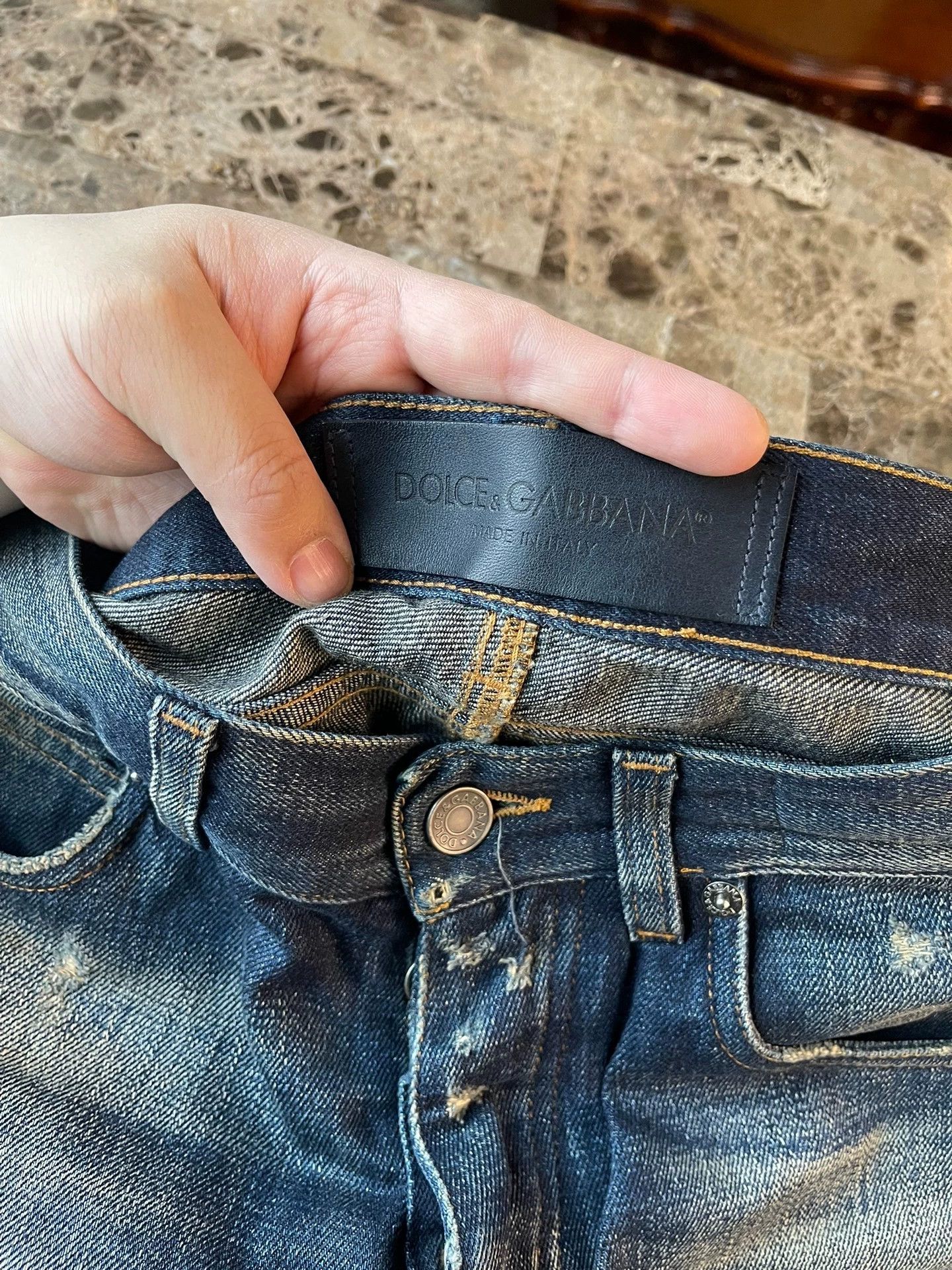 Dolce & Gabbana DG Size 44 Jeans Subtle Distressed Light Blue Versatile Size US 28 / EU 44 - 3 Thumbnail