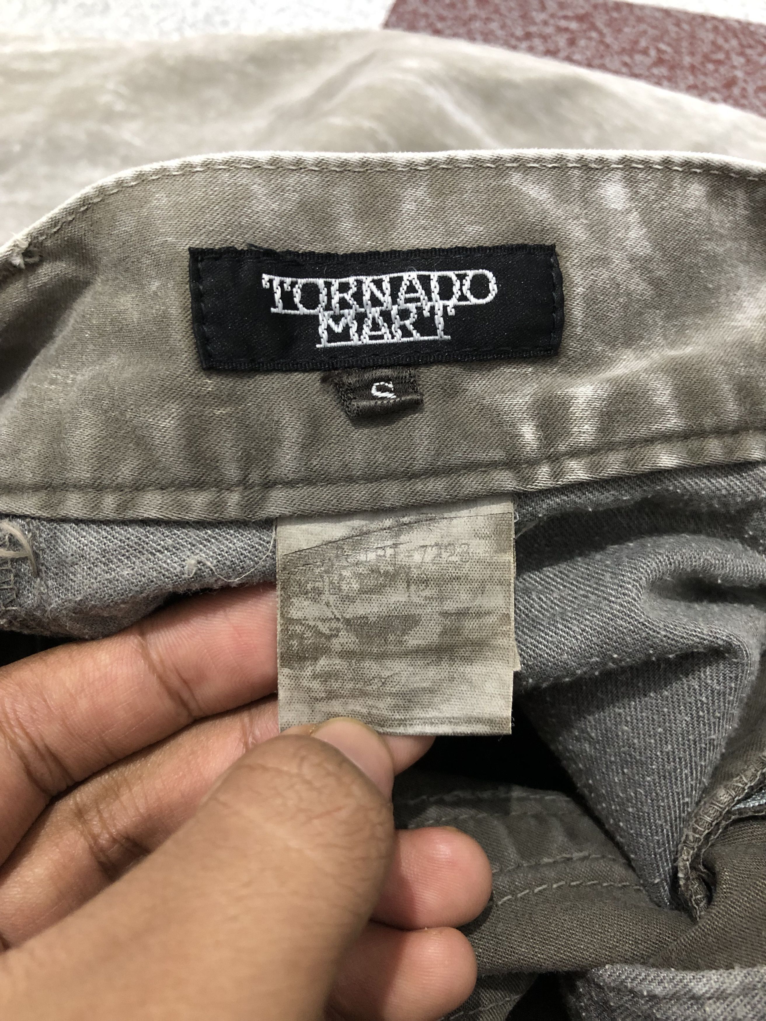 Tornado Mart Tornado Mart Acid Wash spiral cut flared pants Size US 30 / EU 46 - 10 Thumbnail