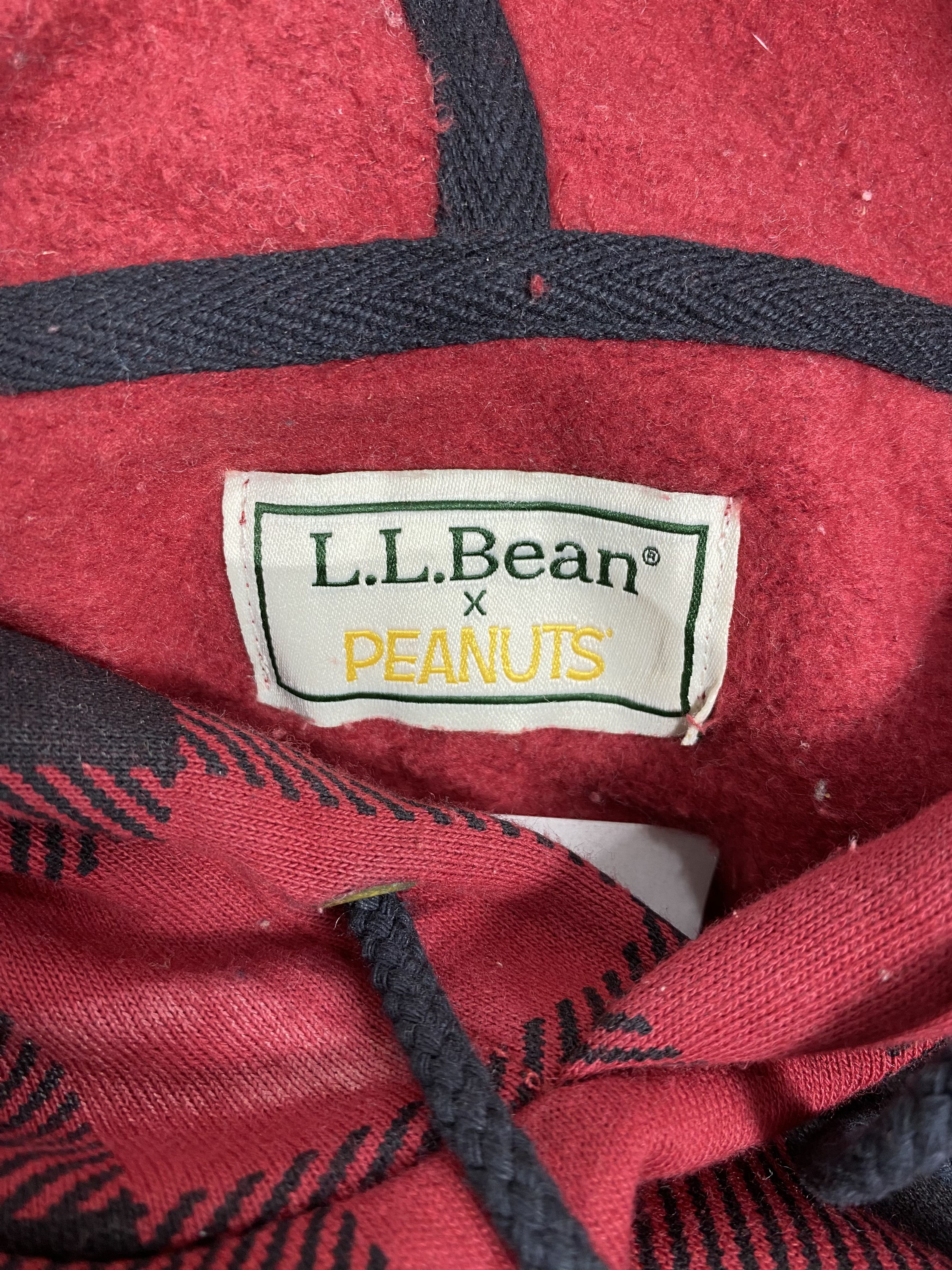 L.L. Bean Vintage LL Bean X Peanuts Checkered Hoodie PS0159 Size US M / EU 48-50 / 2 - 9 Thumbnail