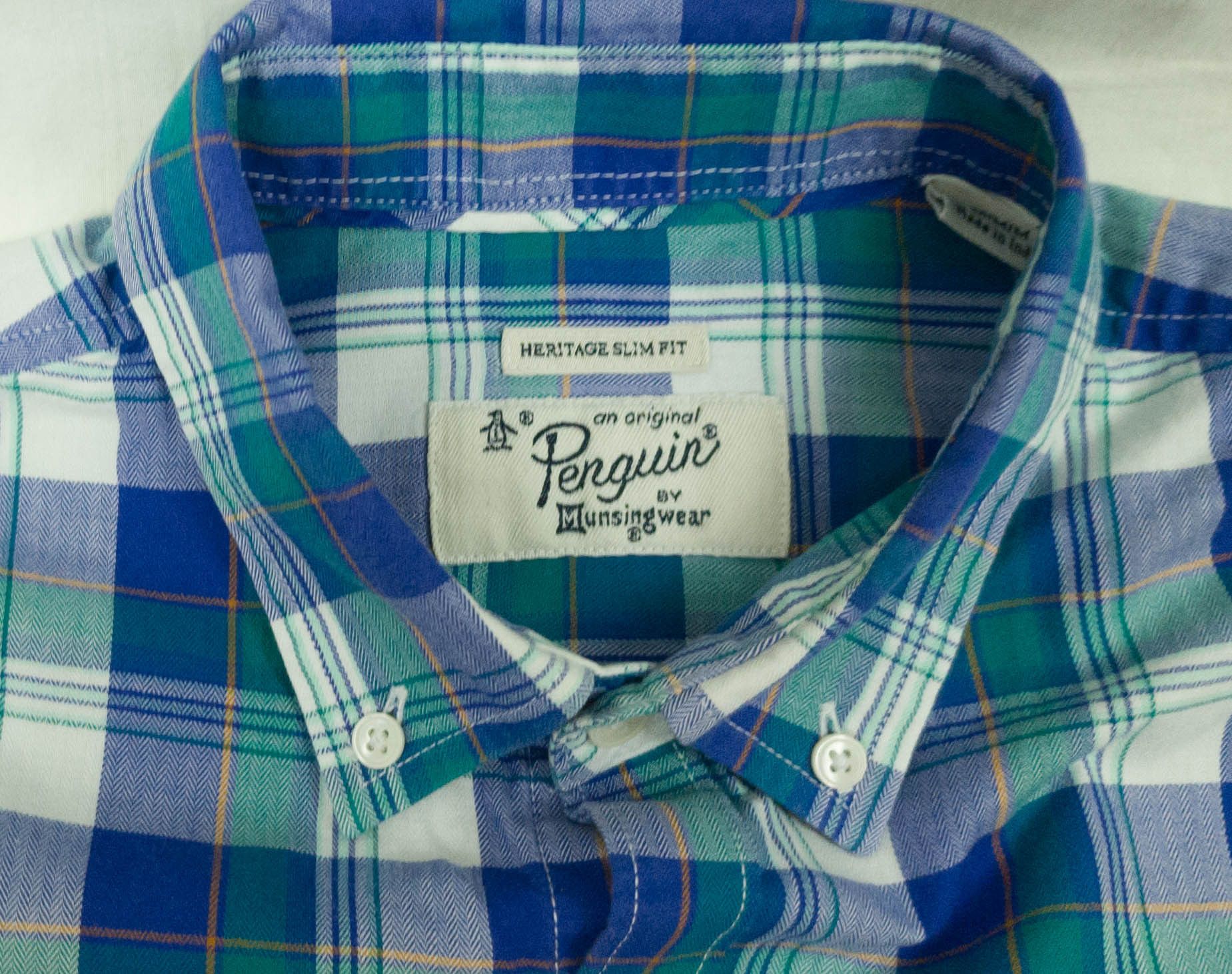 Original Penguin PENGUIN SHIRT LONG SLEEVE COTTON SIZE M VGC Size US M / EU 48-50 / 2 - 5 Thumbnail