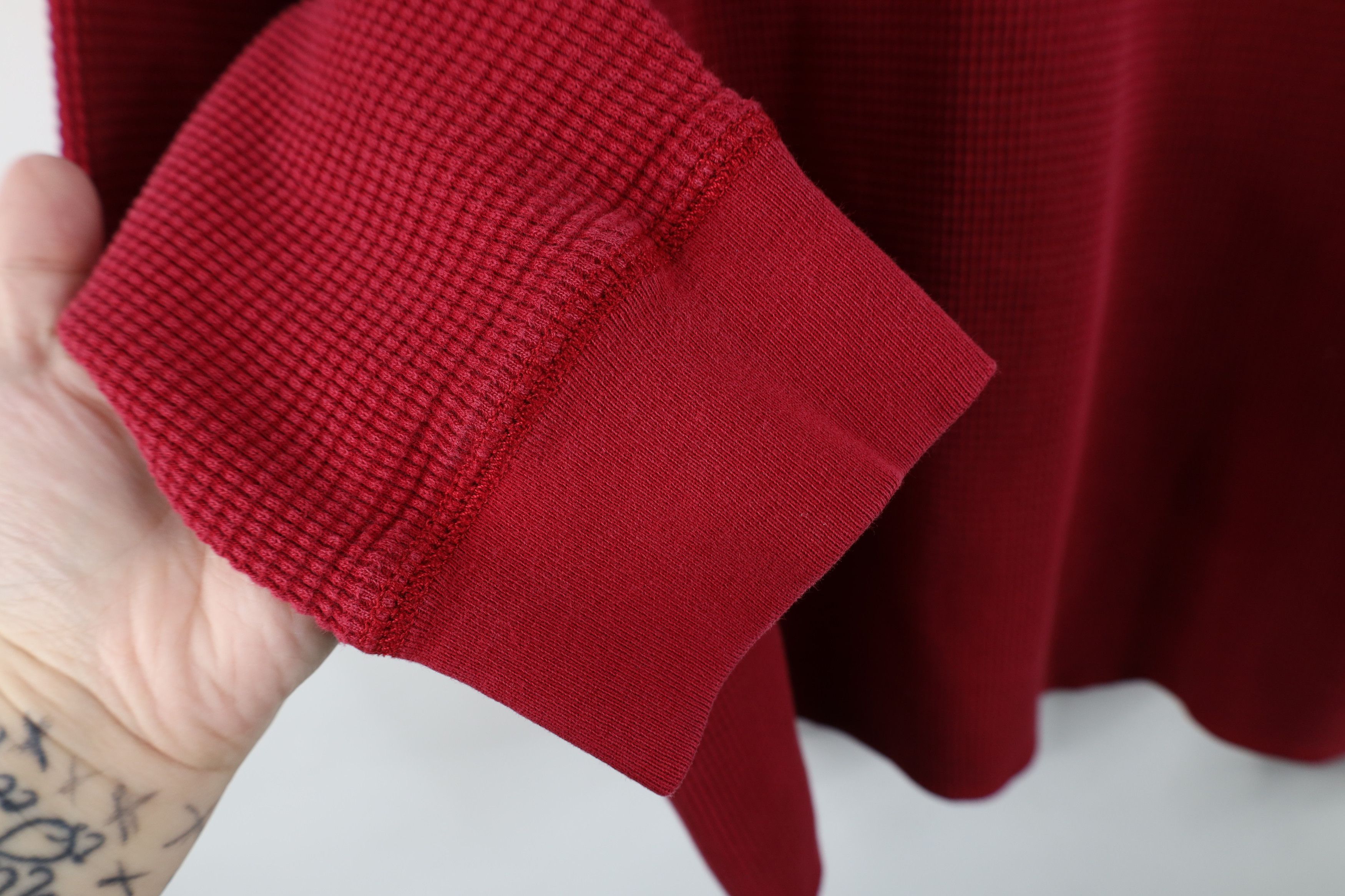 Eddie Bauer Vintage Eddie Bauer Blank Thermal Waffle Knit Henley T-Shirt Size US L / EU 52-54 / 3 - 6 Thumbnail