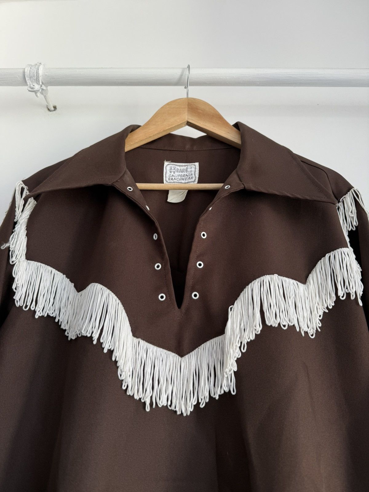 Vintage Archive 50-70s H Bar C California Ranchwear Western Shirt Size US L / EU 52-54 / 3 - 5 Thumbnail