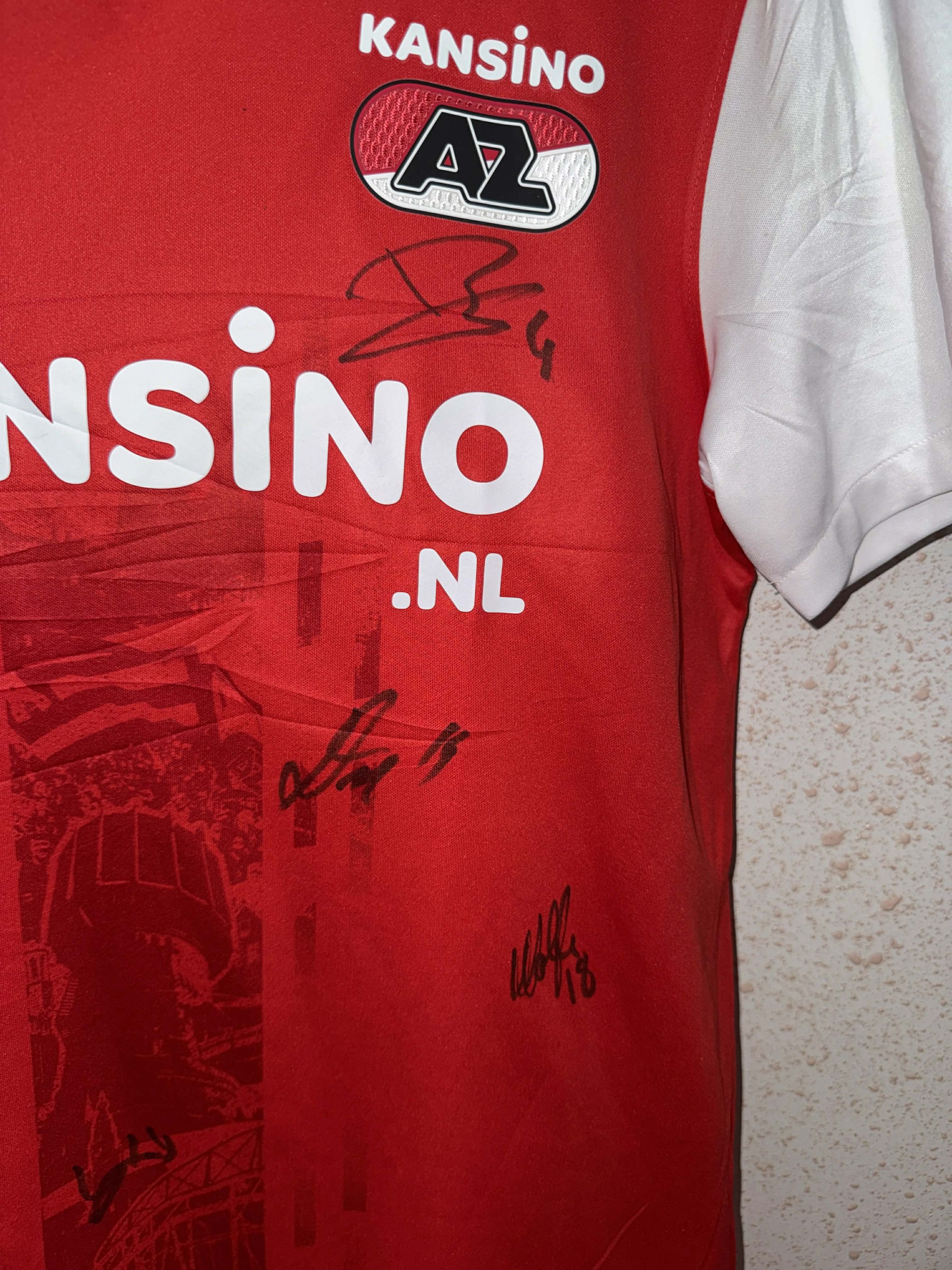 Nike Az Alkmaar 2023/24 Home Shirt Signed Nike Size US L / EU 52-54 / 3 - 3 Thumbnail