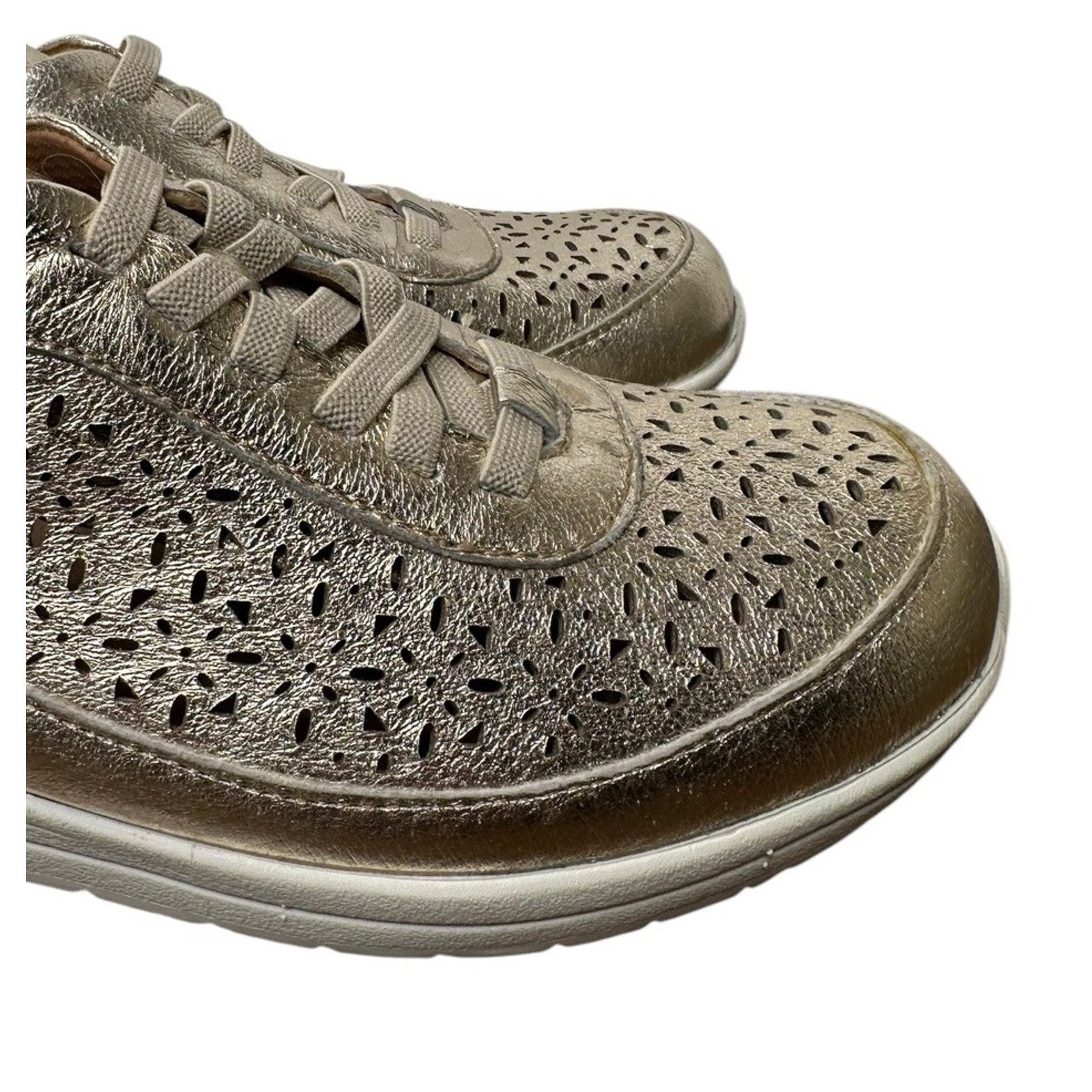 Other Earth Shoes Nimble Viva Gold 9 Slip On Sneakers Shoes Size US 9 / IT 39 - 3 Thumbnail