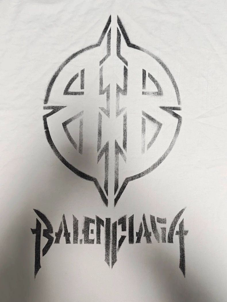 Balenciaga Balenciaga 23fw Bitcoin mud dyed vintage short sleeved T-sh Size US M / EU 48-50 / 2 - 3 Thumbnail