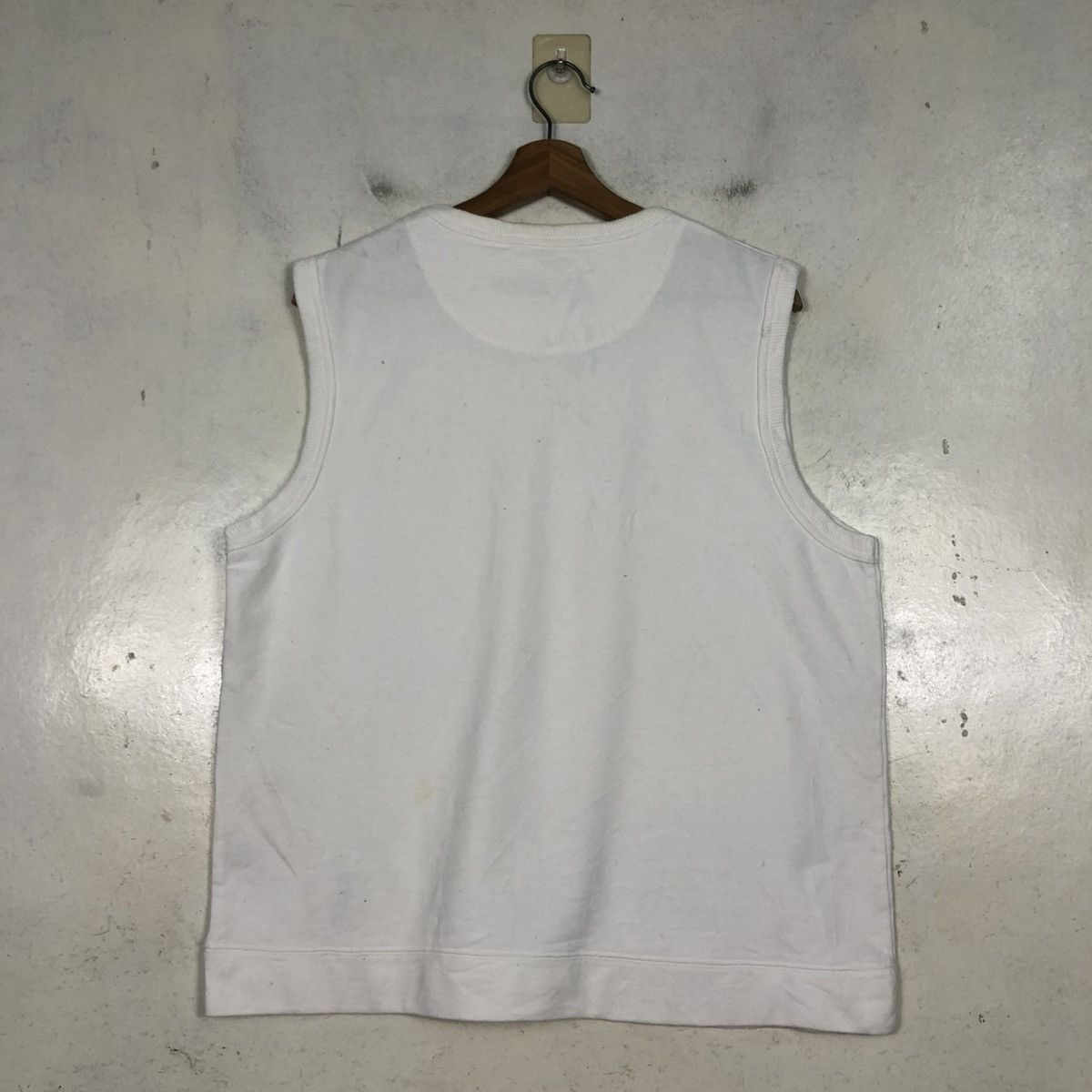 Japanese Brand 📌Vintage Sweatshirt Sleeve Less Oshkosh Rich White Size US M / EU 48-50 / 2 - 10 Thumbnail