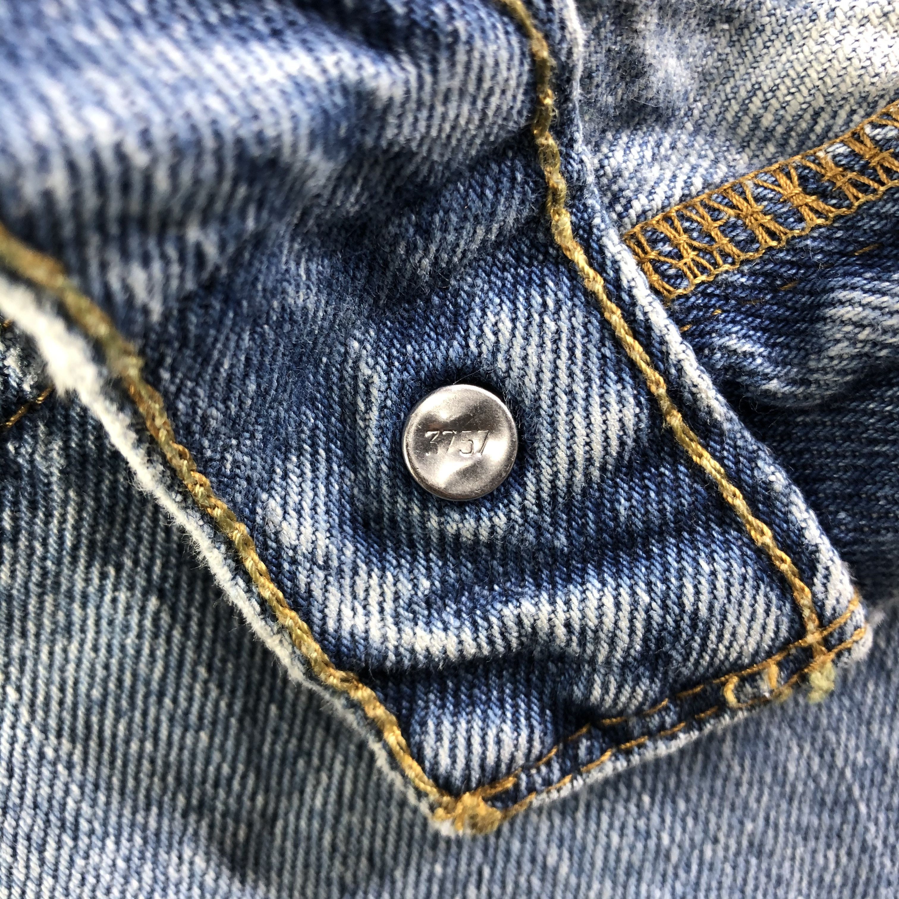 Levi's Vintage Blue Wash Levis 505 Jeans-J4190 Size US 32 / EU 48 - 10 Thumbnail