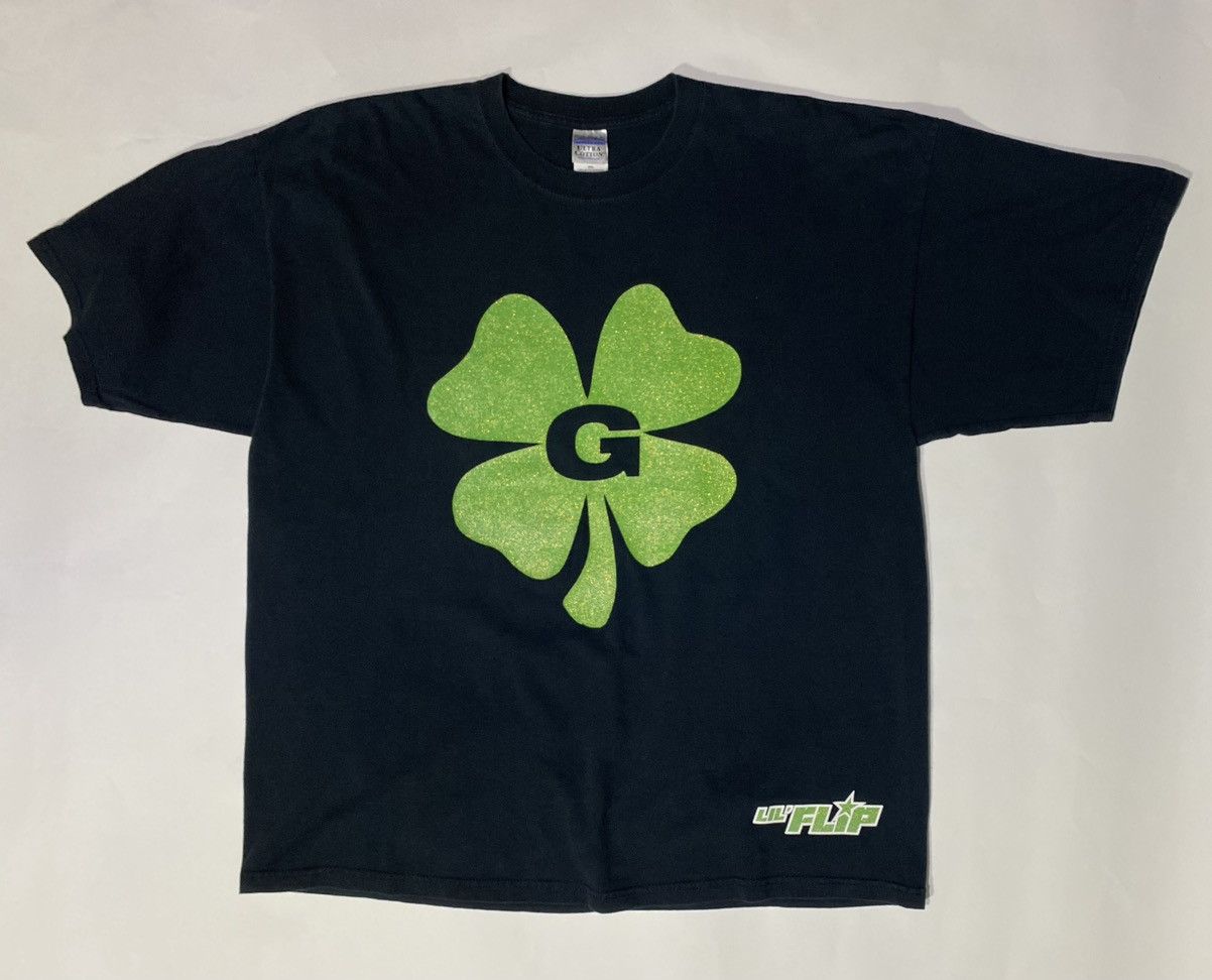 image of Rap Tees x Vintage Lil Flip Clover Leaf G’S Vintage Tee (Size ) in Black, Men's (Size 2XL)