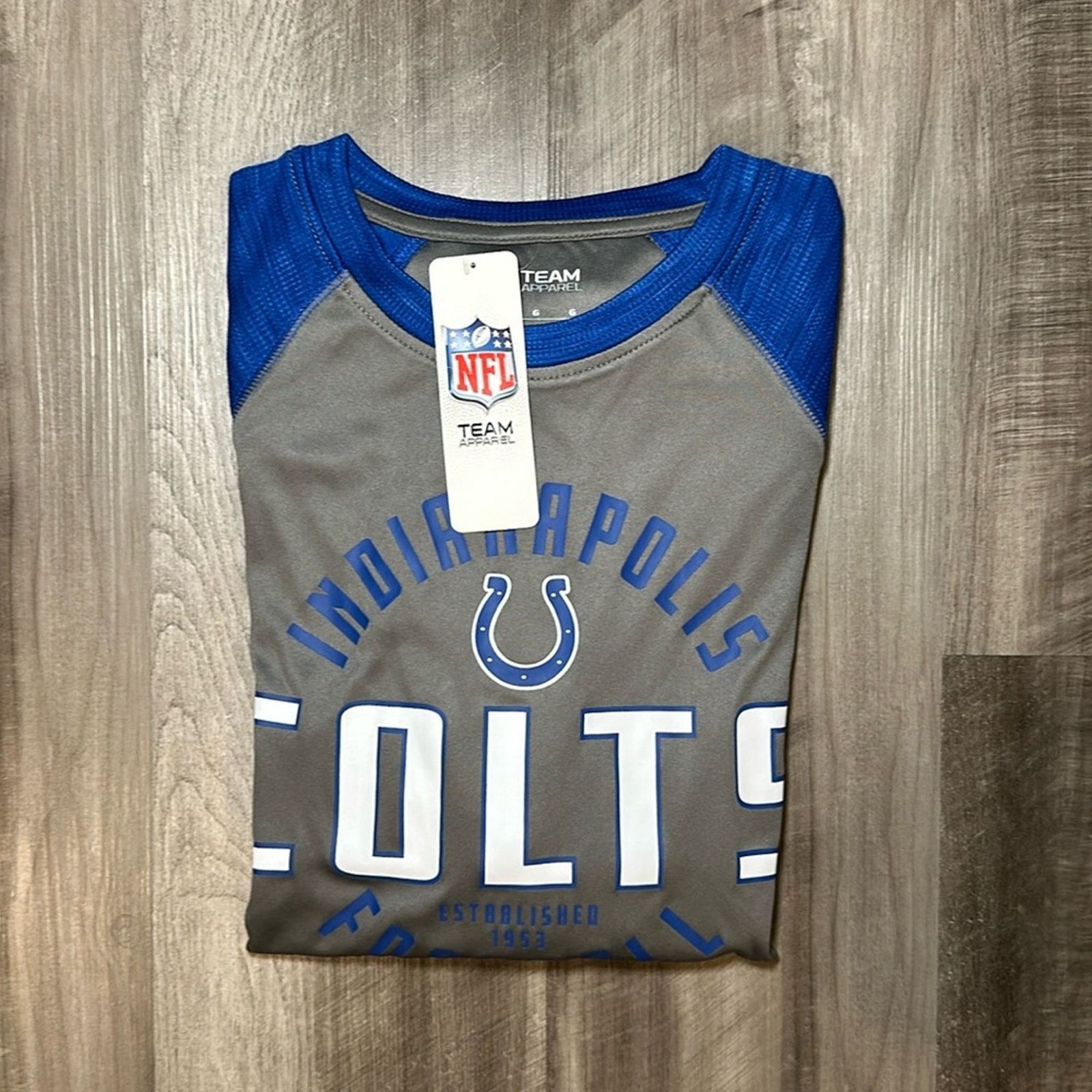 NFL Indianapolis Colts NFL Team Apparel Long Sleeve Tee - Large Size US L / EU 52-54 / 3 - 1 Thumbnail