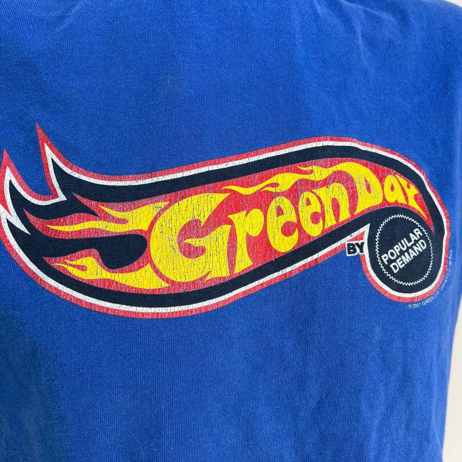 Alstyle × Vintage Vintage Men's 2000 Blue Green Day Medium T-Shirt Size US M / EU 48-50 / 2 - 3 Thumbnail