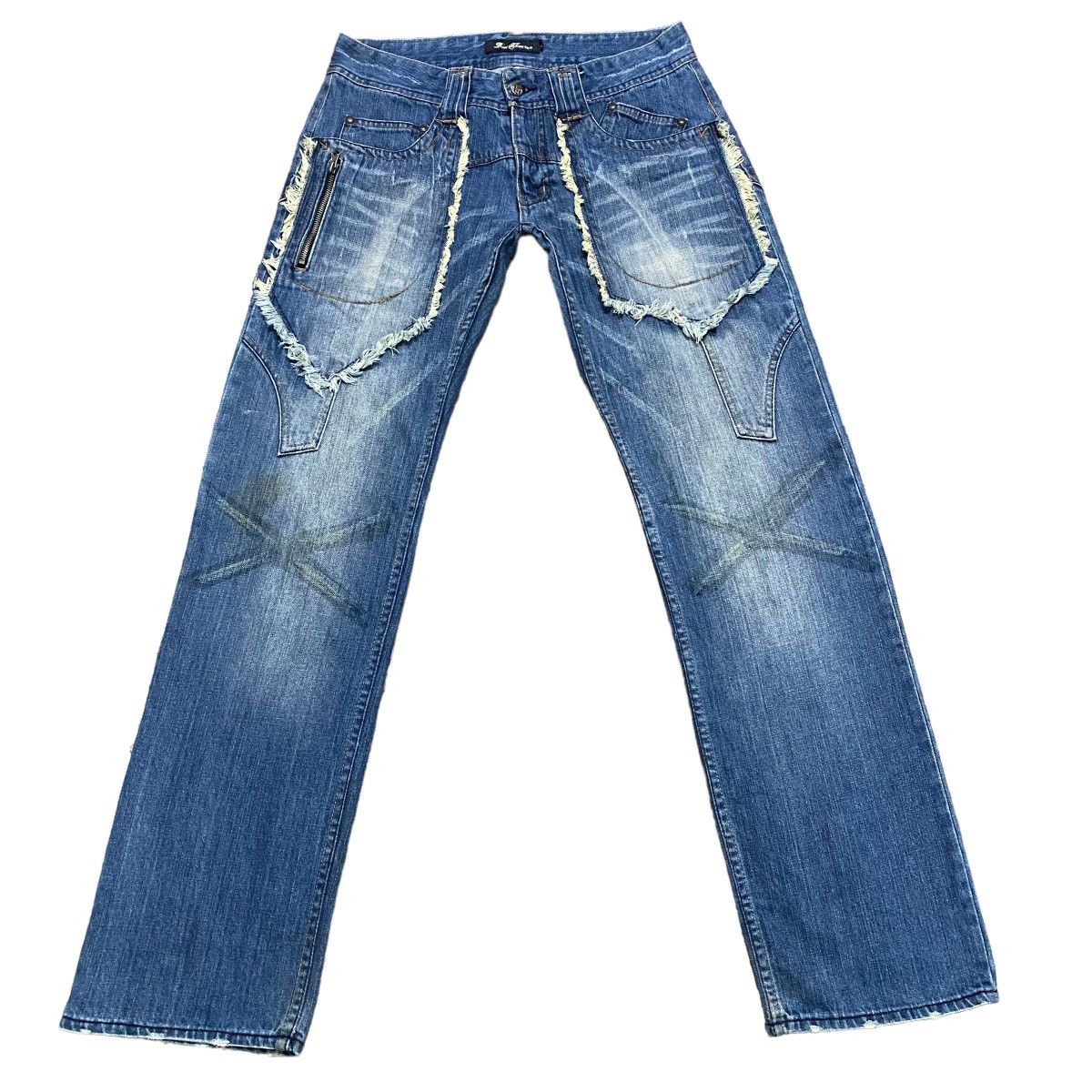 Japanese Brand ROOT THREE Denim Cowboy Jeans