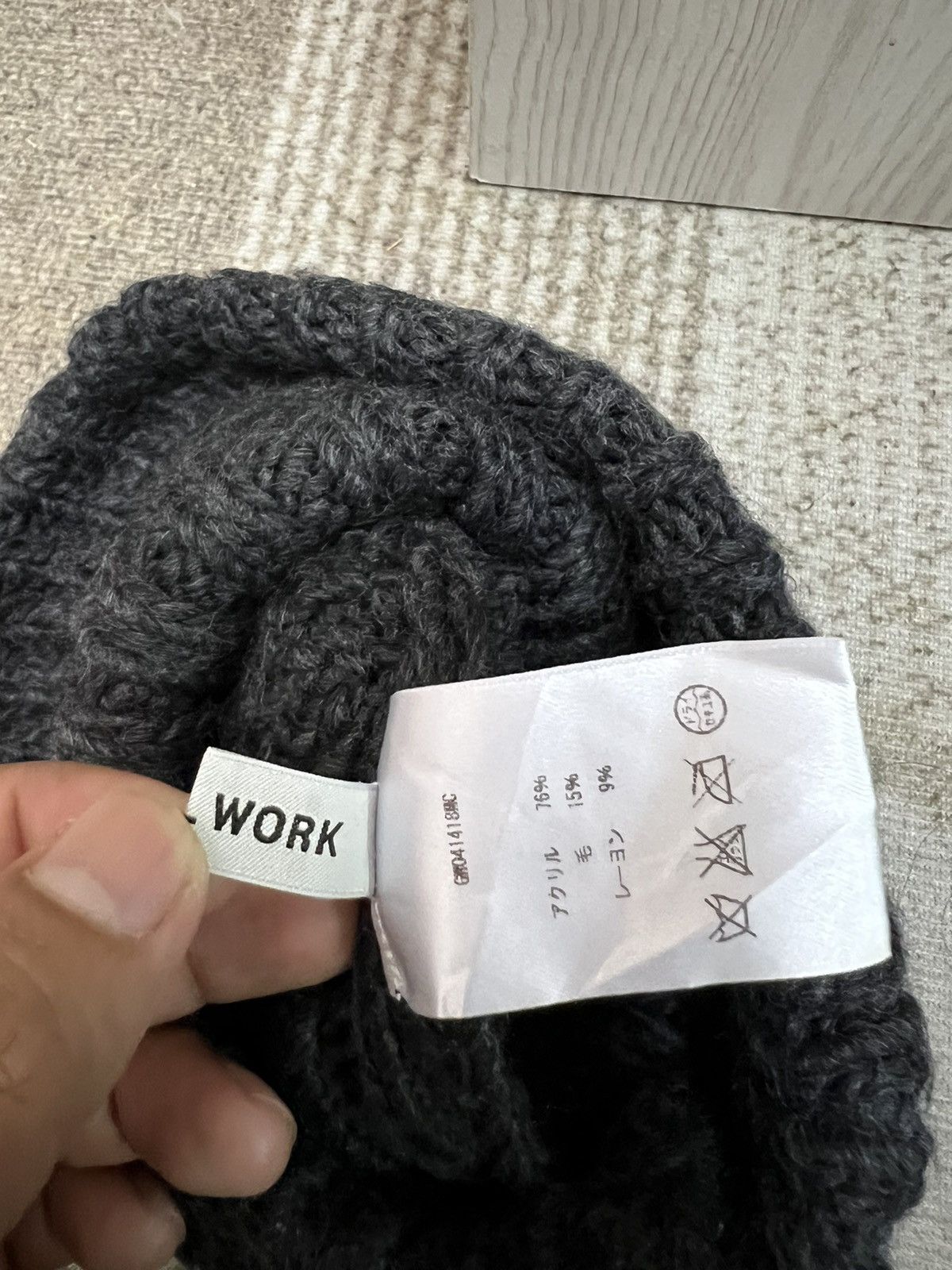 Global Work Japanese Brand Global Work Crochet Beanie Hats Size ONE SIZE - 7 Thumbnail