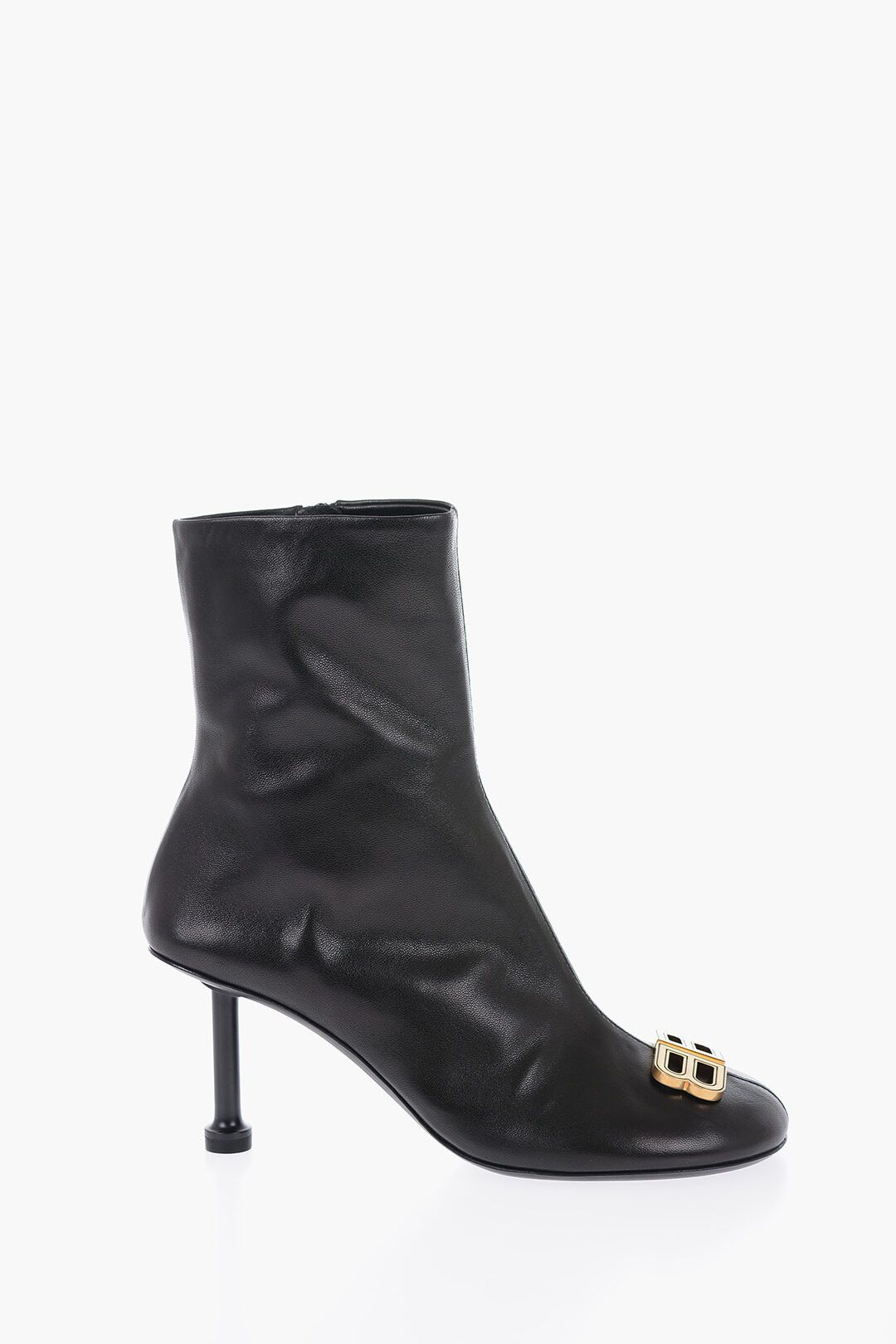 og1mm0524 Leather Groupie Boots in Black