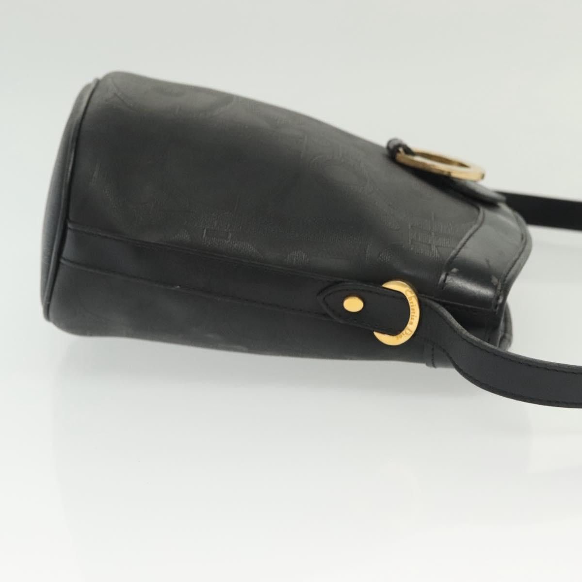 Dior DIOR Trotter Canvas Shoulder Bag Black Gold Size ONE SIZE - 4 Thumbnail