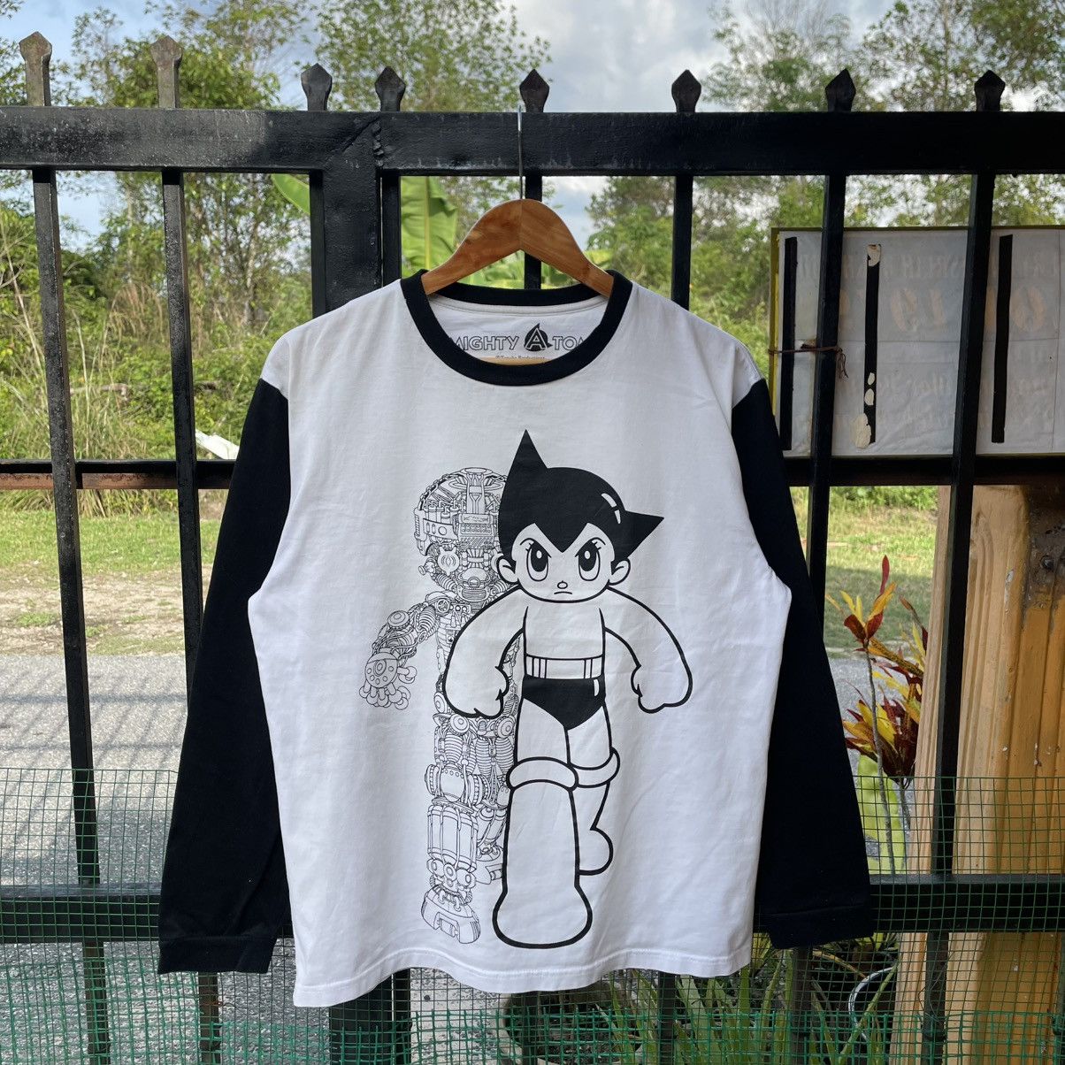 Anime 🔥🇯🇵Vintage Astro Boy Japan Made Big Image Long Sleves Tee Size US M / EU 48-50 / 2 - 1 Thumbnail
