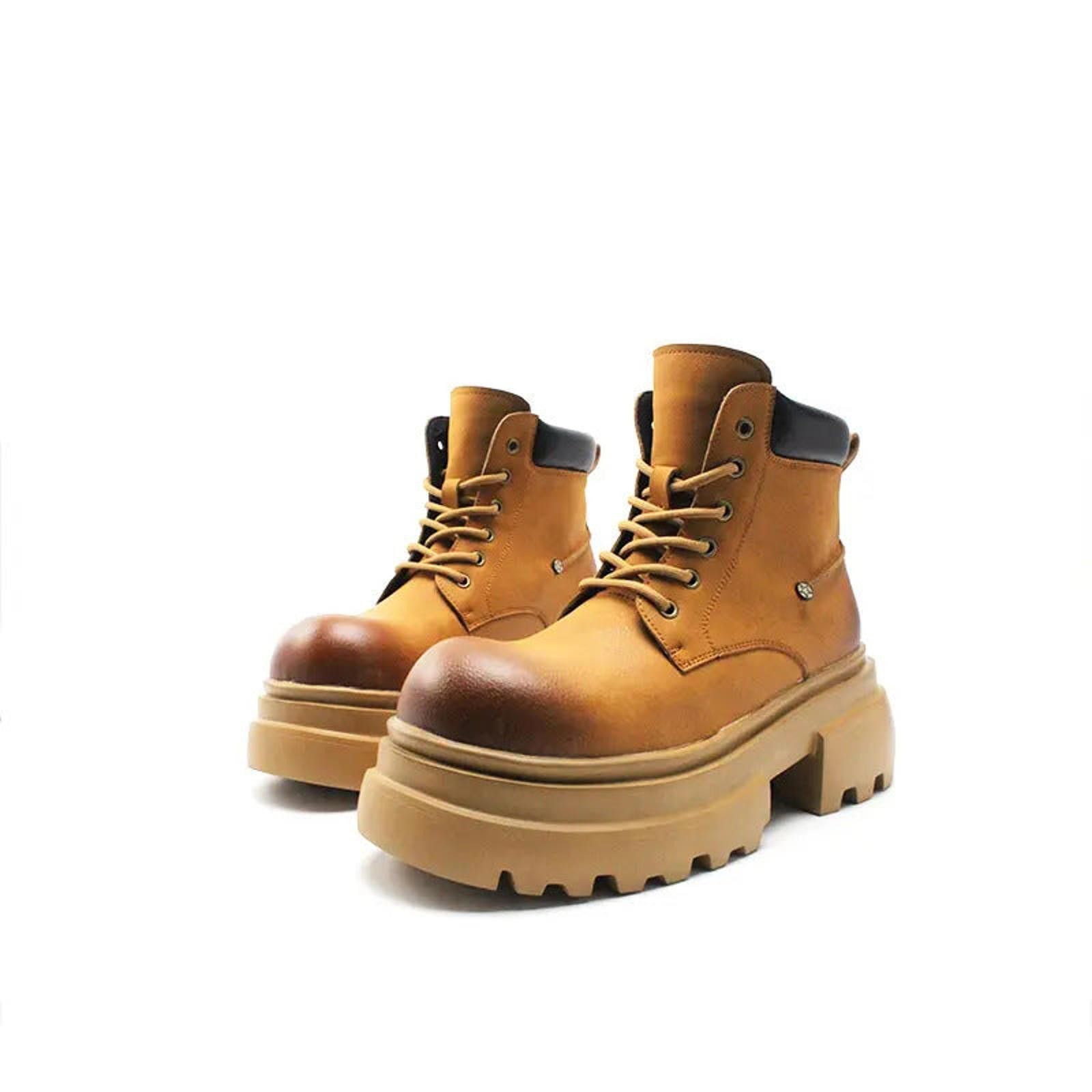 Japanese Brand Chunky Platform Combat Boots Size US 8 / EU 41 - 4 Thumbnail