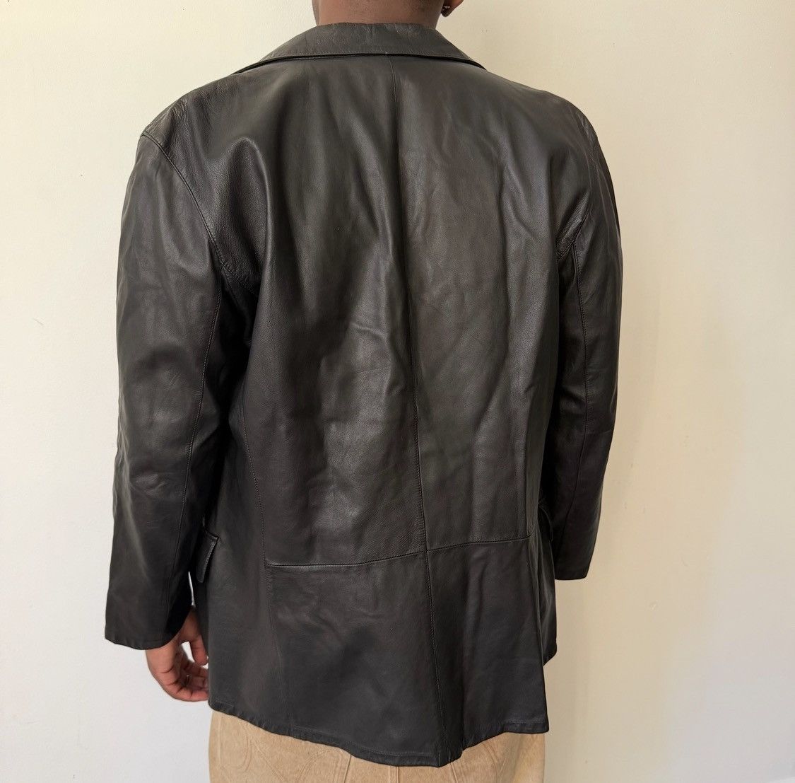 Prada Prada leather black blazer size 52 Size US L / EU 52-54 / 3 - 5 Thumbnail