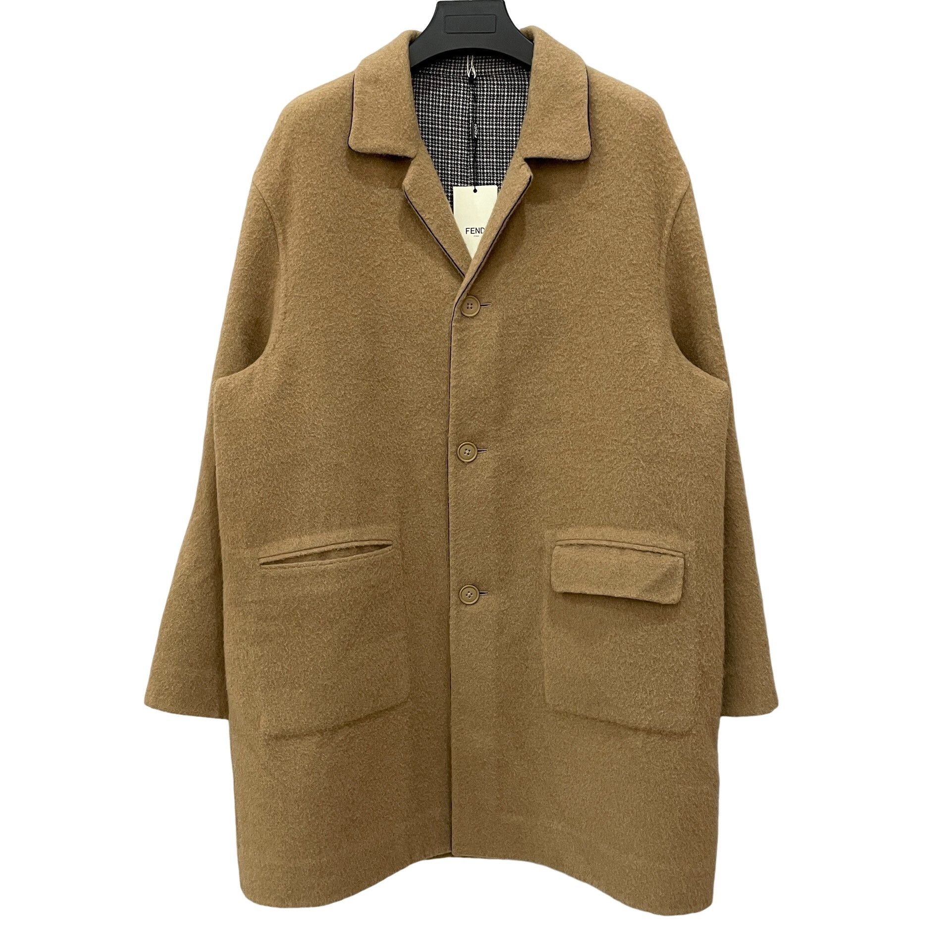 Fendi Fendi Reversible Wool Camel Coat 50 Size US M / EU 48-50 / 2 - 1 Thumbnail