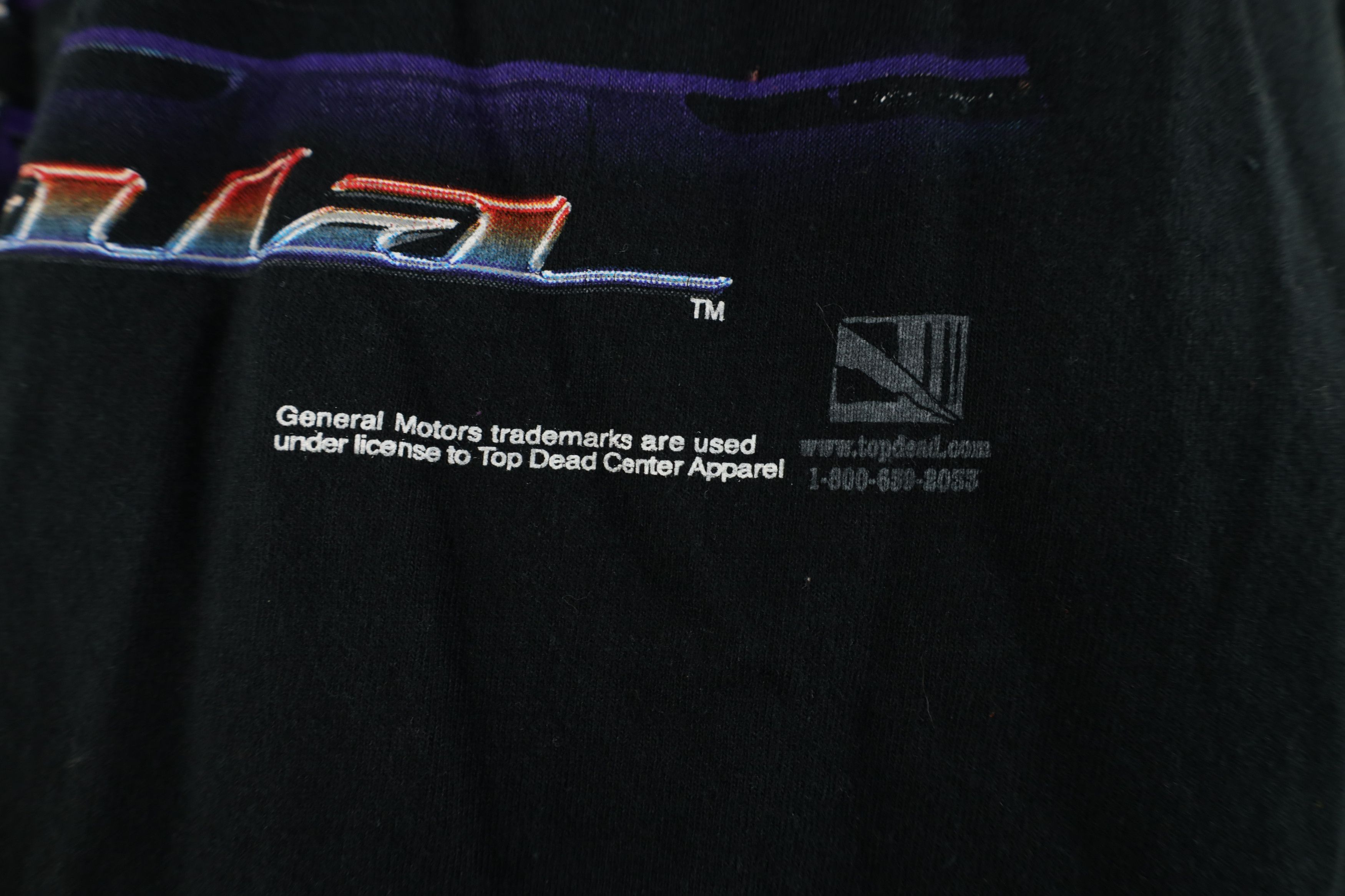 Vintage Vintage Y2K General Motors Impala Car Fire Flames T-Shirt Size US XL / EU 56 / 4 - 8 Thumbnail