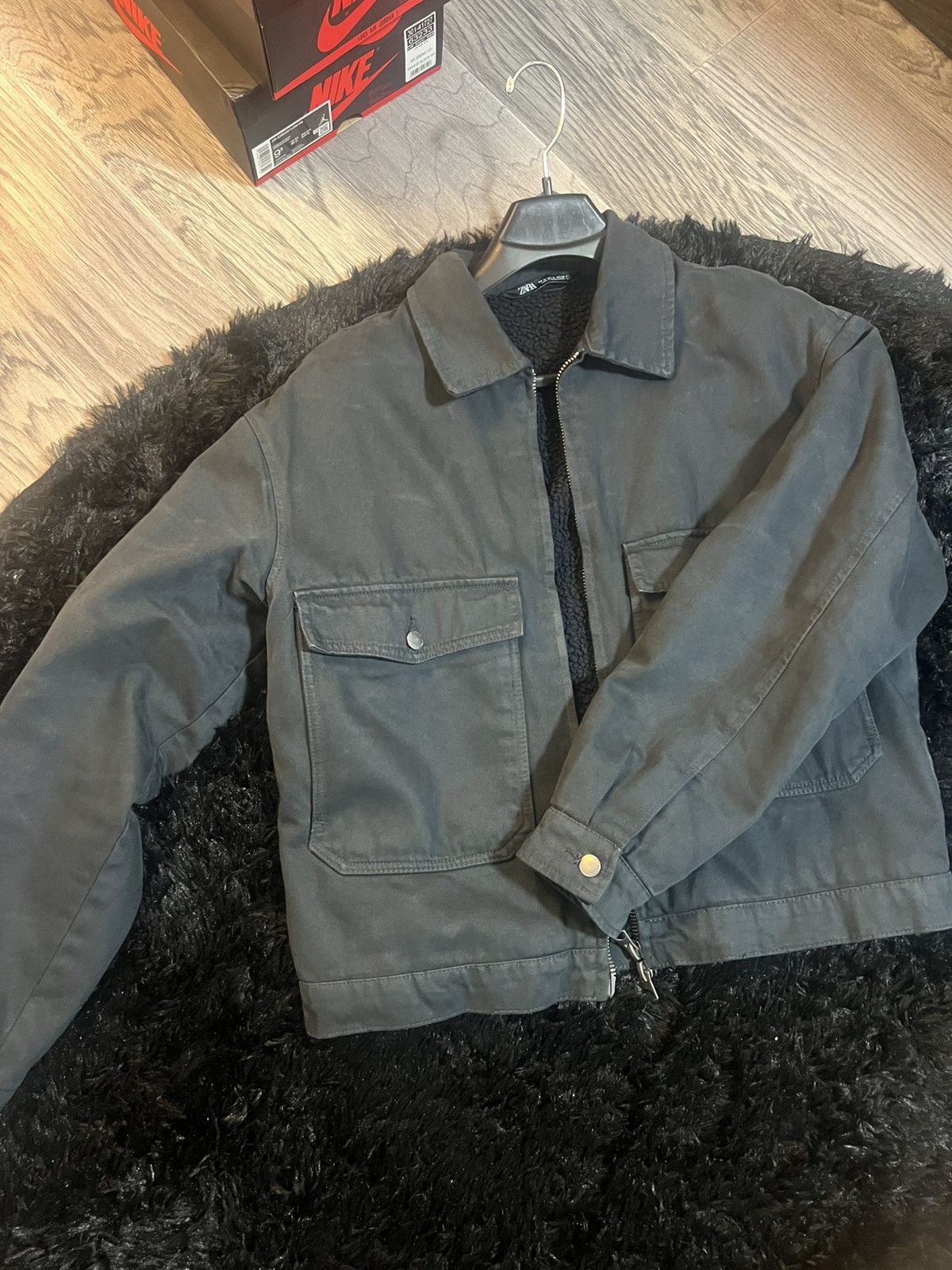 Zara Zara Cropped Workwear Jacket Size US M / EU 48-50 / 2 - 1 Thumbnail