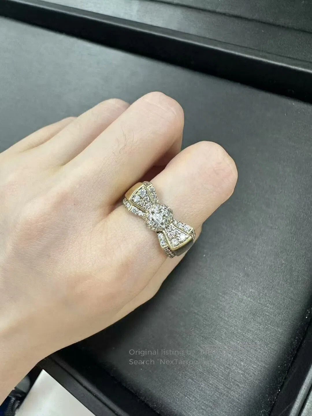 Vivienne Westwood vivienne westwood saturn bow ring. Size ONE SIZE - 1 Thumbnail