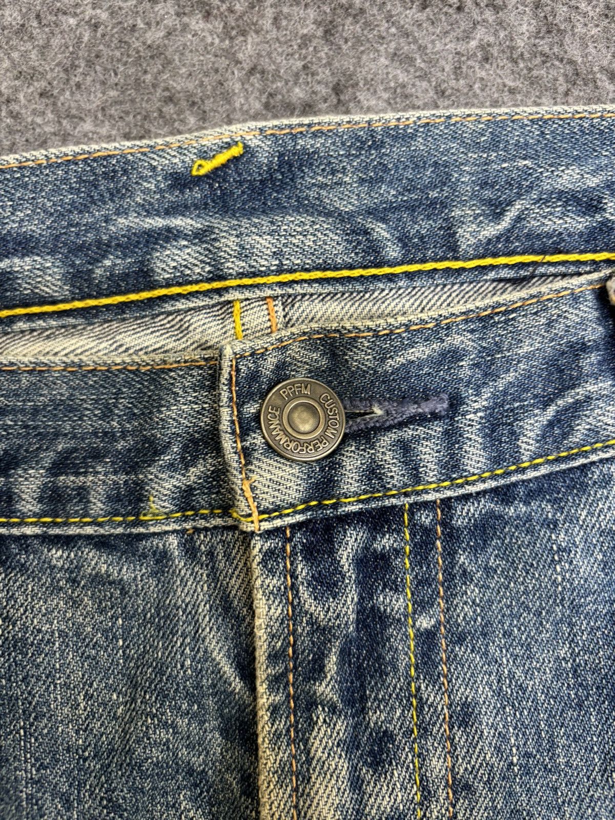PPFM 💥PPFM Patchwork💥Archival Patchwork Distressed Denim F595 Size US 33 - 12 Thumbnail