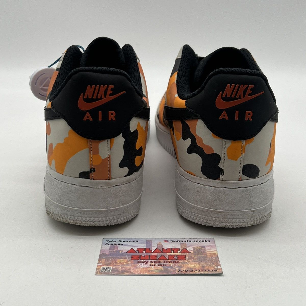 Nike Air Force 1 07 orange camo Size US 14 / EU 47 - 3 Thumbnail