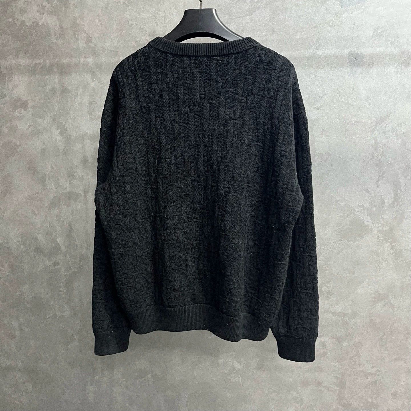Dior dior black knit crew neck sweater Size US XXL / EU 58 / 5 - 5 Thumbnail