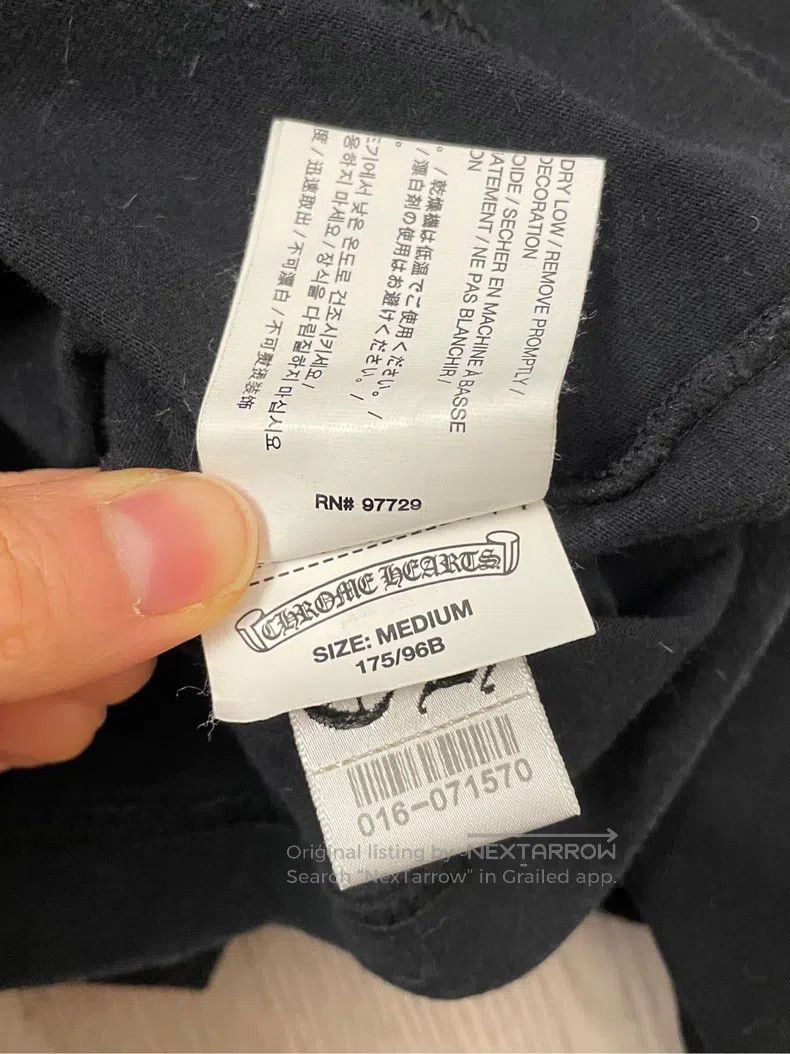 Chrome Hearts CHROME HEARTS Size M Oversized cross patch Sanskrit limited Size US M / EU 48-50 / 2 - 9 Thumbnail