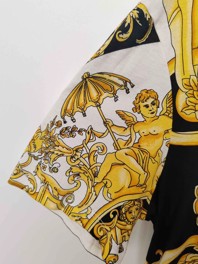 Versace Versace Baroque print short sleeves Size S / US 4 / IT 40 - 4 Thumbnail