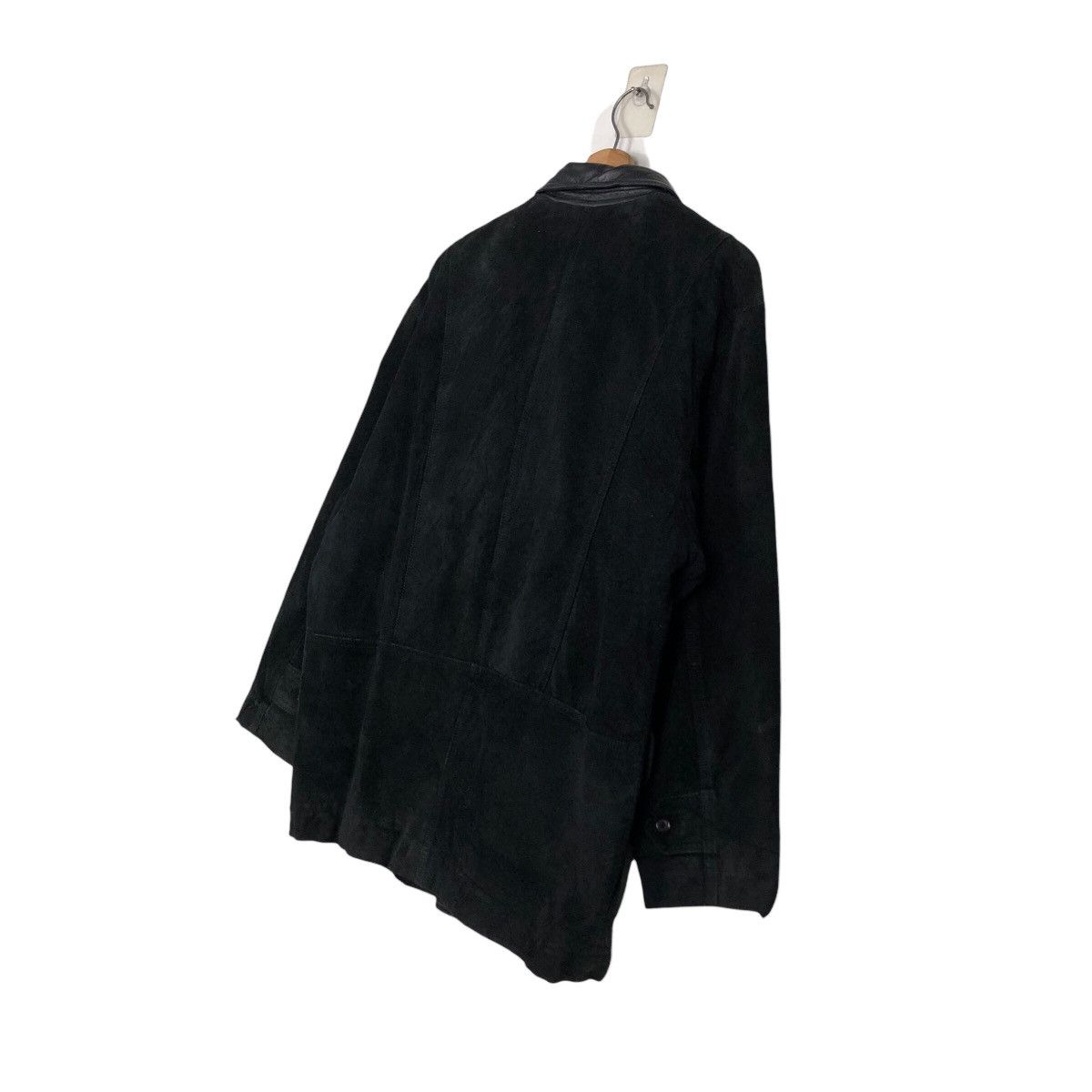 Japanese Brand 📌Vintage Leather Jacket Depuis 1984 Because Issey Miyake Size US M / EU 48-50 / 2 - 11 Thumbnail