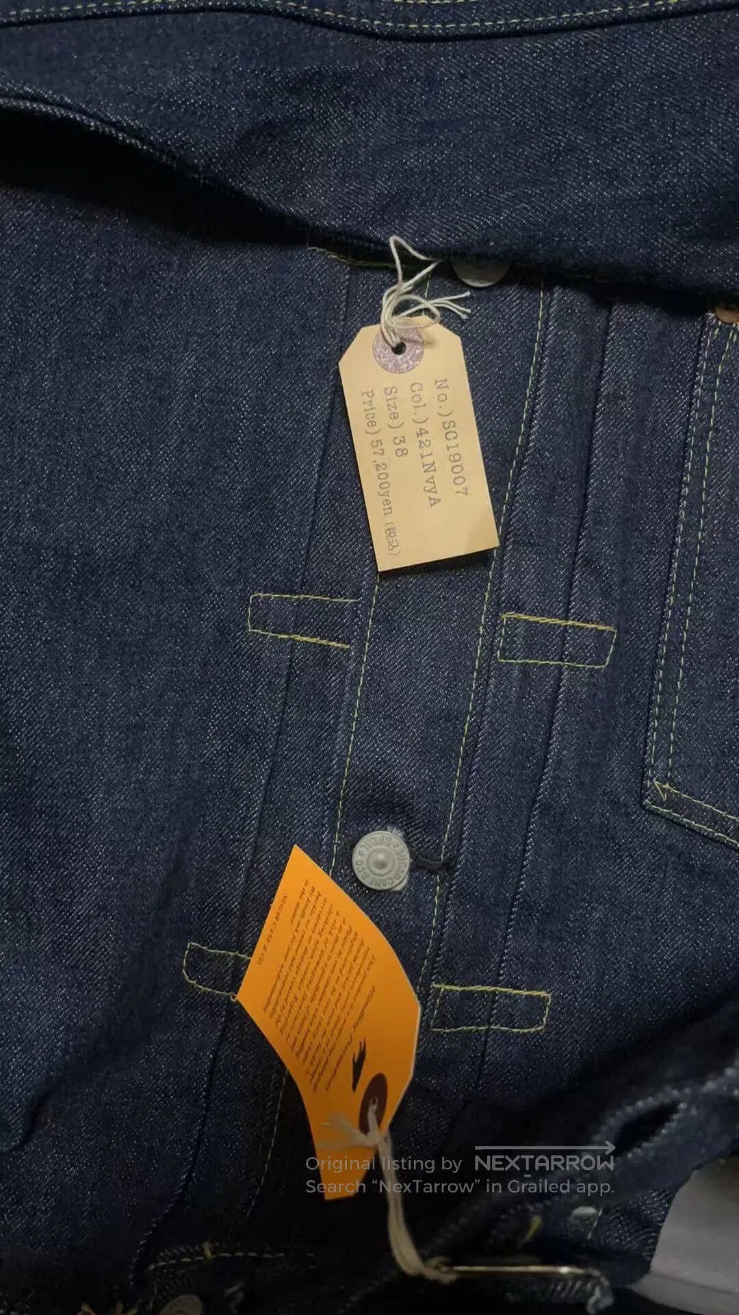 Sugar Cane Sugar Cane 1946 Denim Jacket. Size US M / EU 48-50 / 2 - 3 Thumbnail