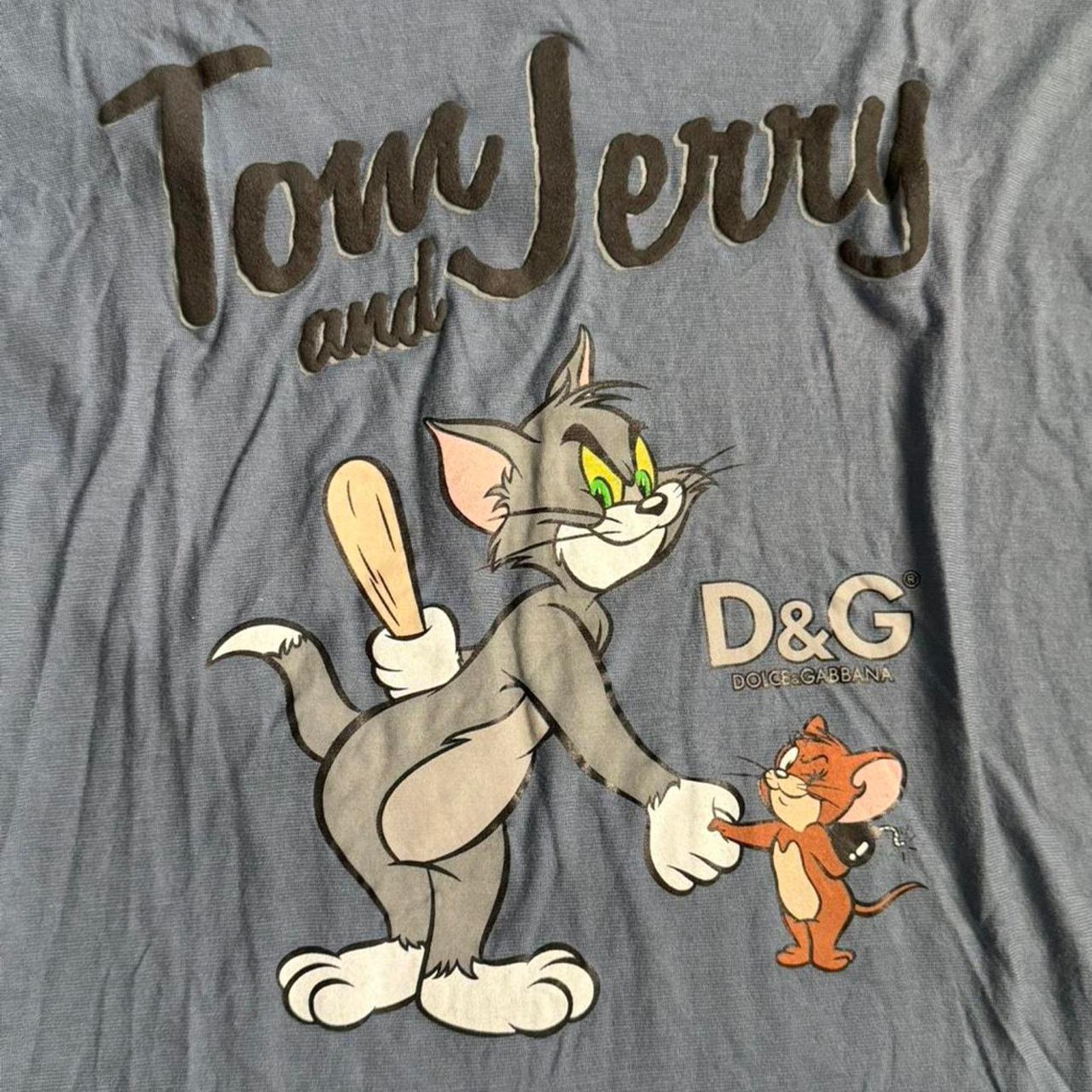 Dolce & Gabbana Dolce and Gabbana D&G Tom and Jerry Y2K Graphic TShirt Size US M / EU 48-50 / 2 - 3 Thumbnail