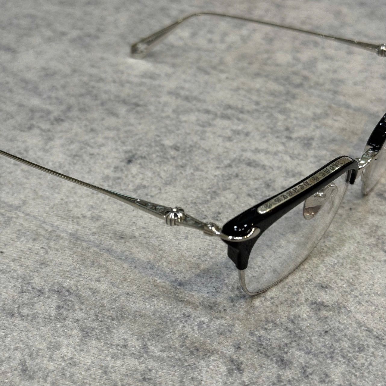 Chrome Hearts CHROME HEARTS SLUNTRADICTION (54) BLACK/SHINY SILVER Size ONE SIZE - 3 Thumbnail