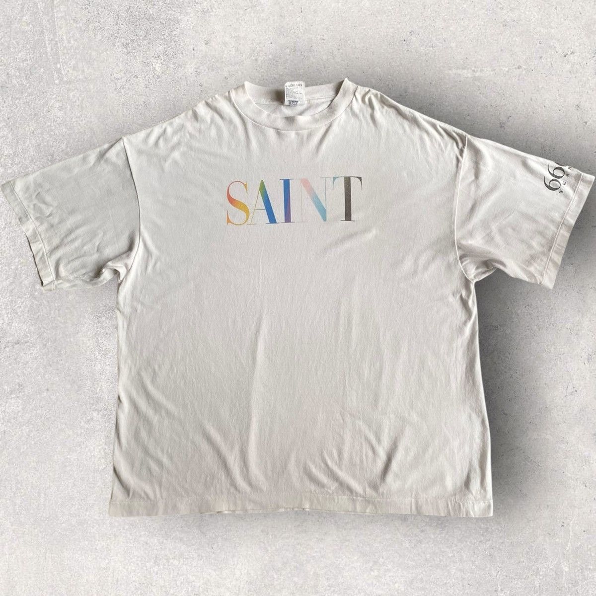 Saint Michael SAINT MXXXXXX APPLE HEART PRINT T-SHIRT | Grailed