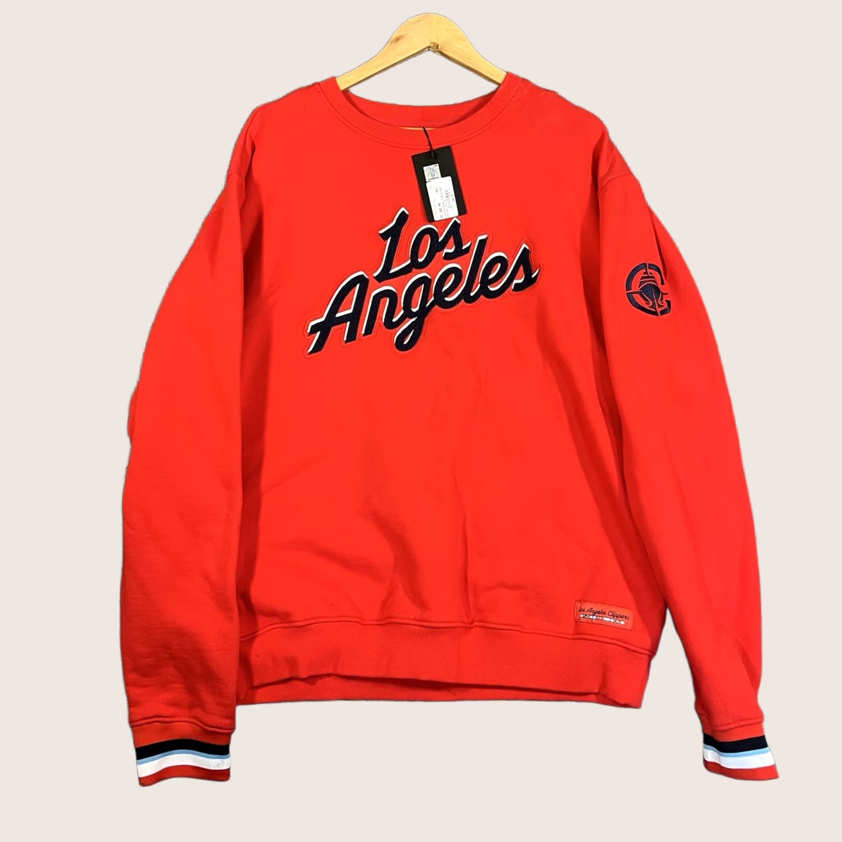 Vintage Courtside Courtside NBA Los Angeles Clippers Nation Sweatshirt Mens 2XL Red NEW NWT Size US XXL / EU 58 / 5 - 1 Thumbnail