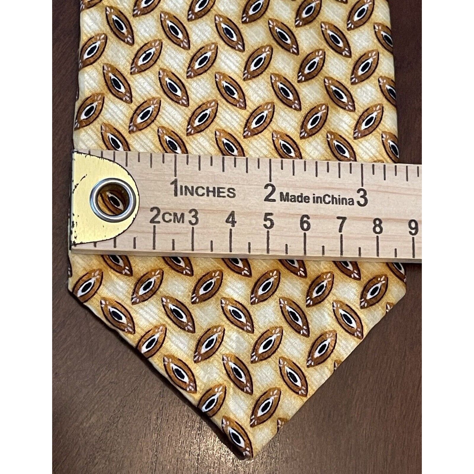 Jos. A. Bank Jos. A. Bank Gold 100% Imported Silk Made In China Size ONE SIZE - 4 Thumbnail