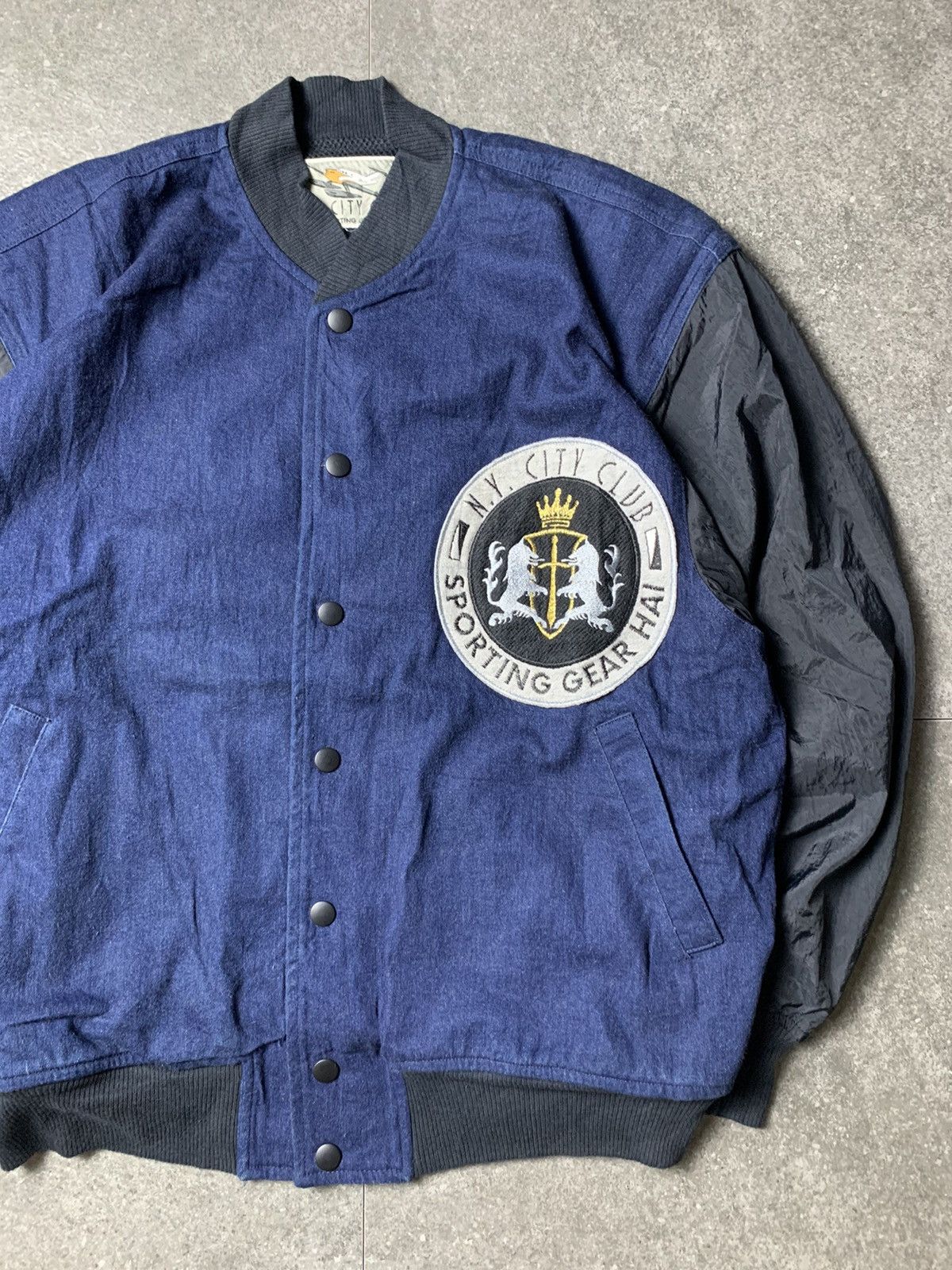 Issey Miyake 1980s Hai Sporting Gear Issey Miyake N.Y City Club Bomber Size US M / EU 48-50 / 2 - 3 Thumbnail