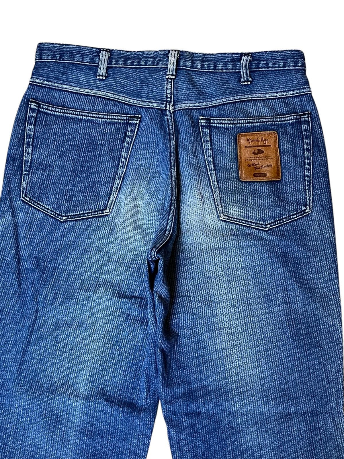 Wrangler RARE🔥VINTAGE JAPANESE WRANGLER x ATOMIC AGE JEANS Size US 33 - 8 Thumbnail
