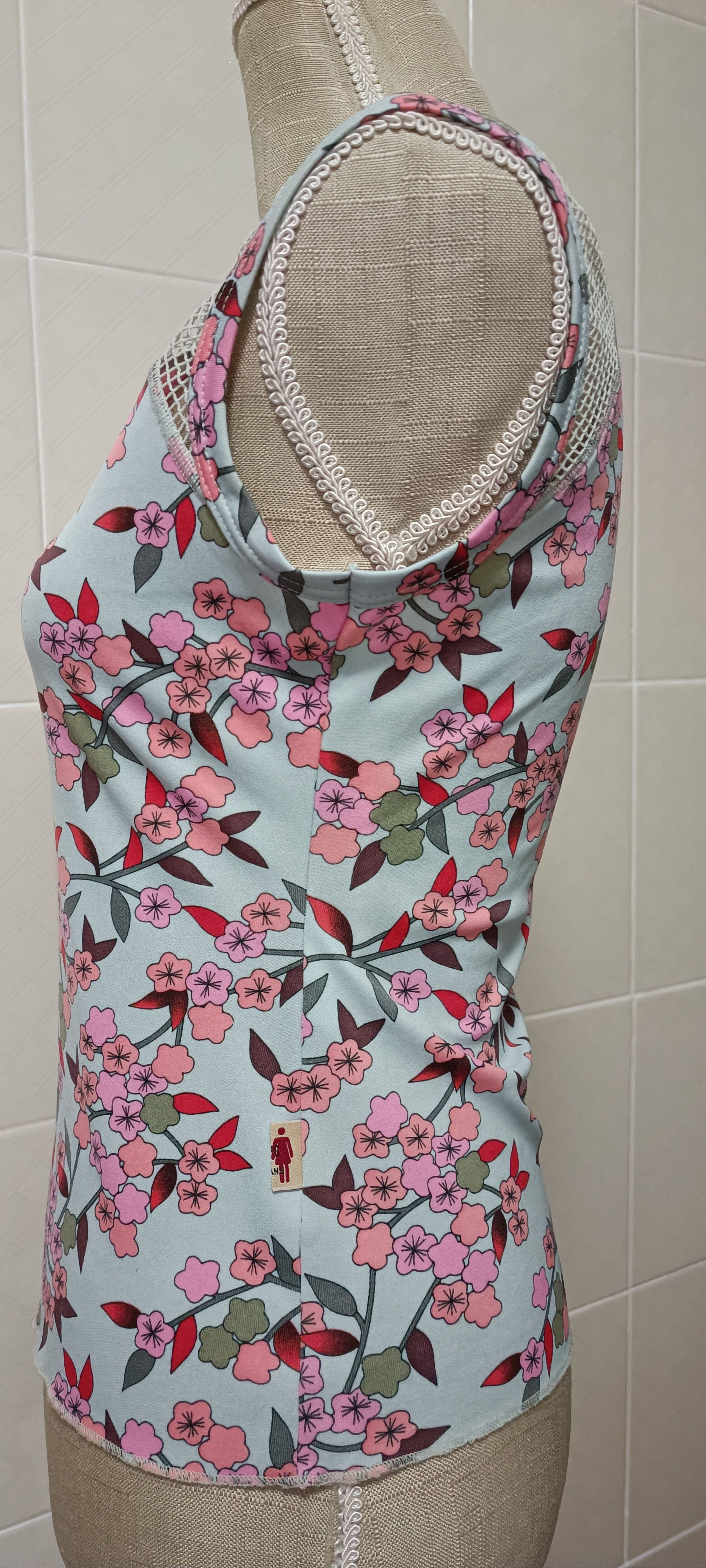 Jean Paul Gaultier Spring 2001 - Flower tank top - JPG Jeans Size M / US 6-8 / IT 42-44 - 21 Thumbnail